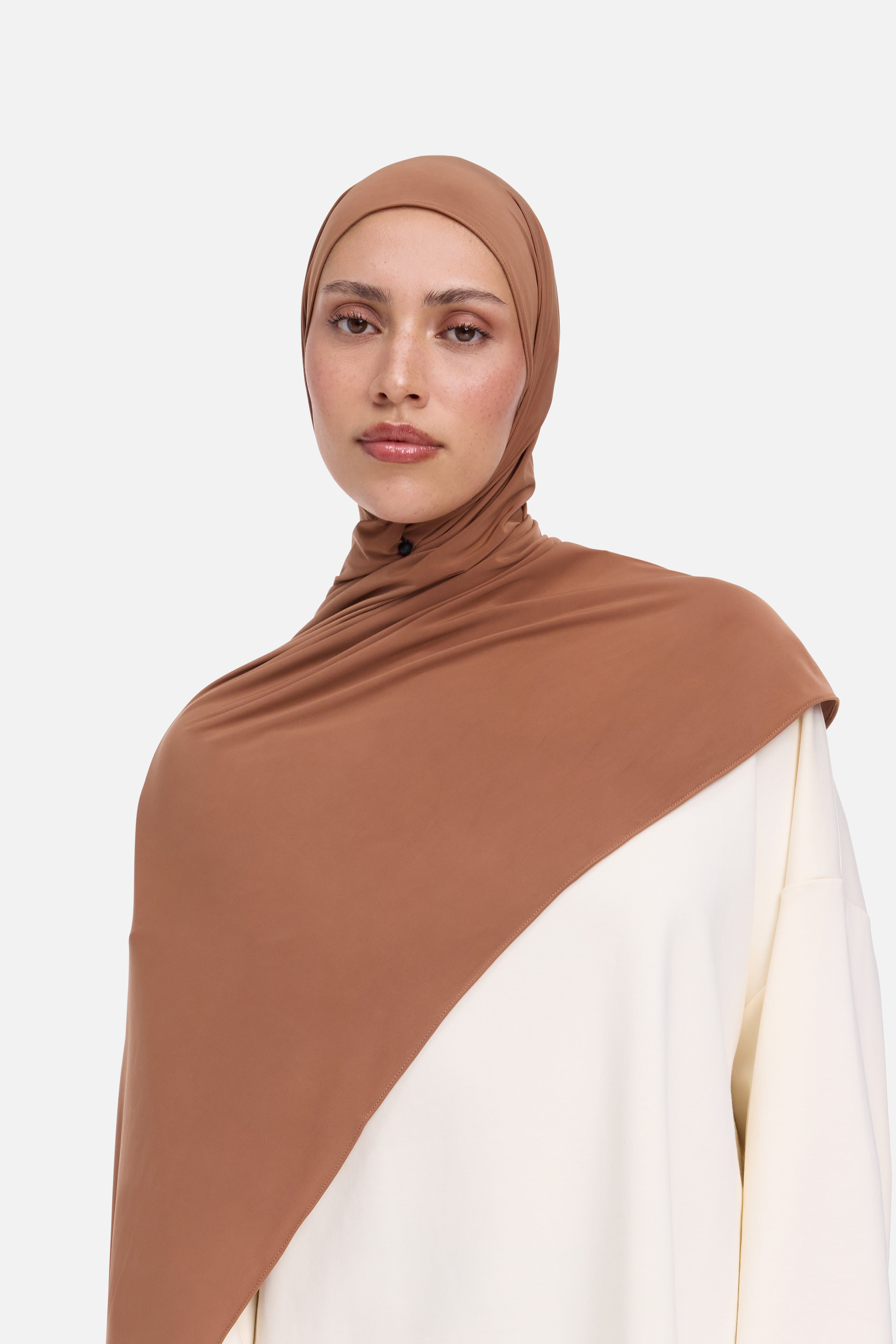 Liquid Jersey Scarf | Red Copper