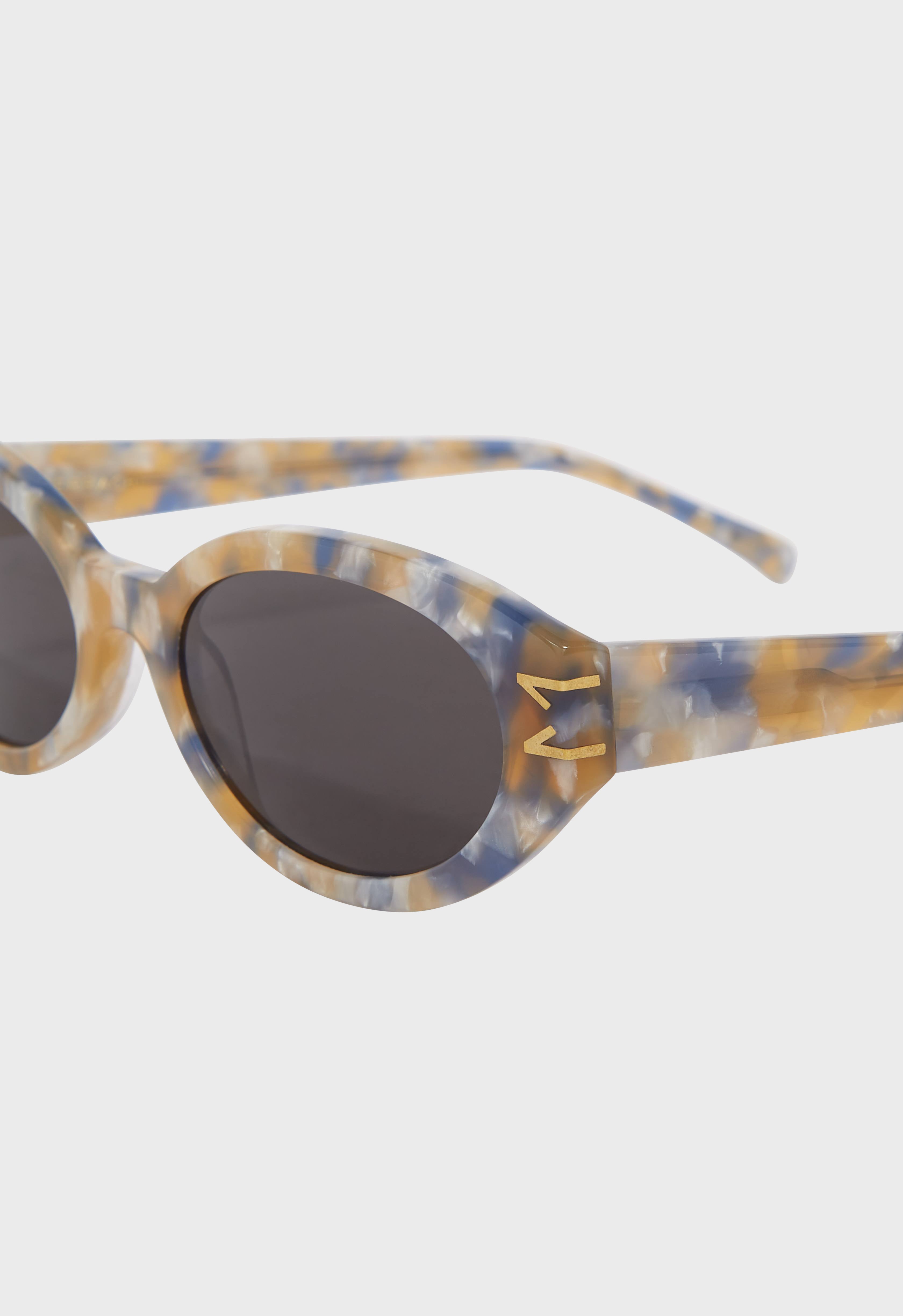 Logo Framed Sunglasses | Multicolour Tortoise