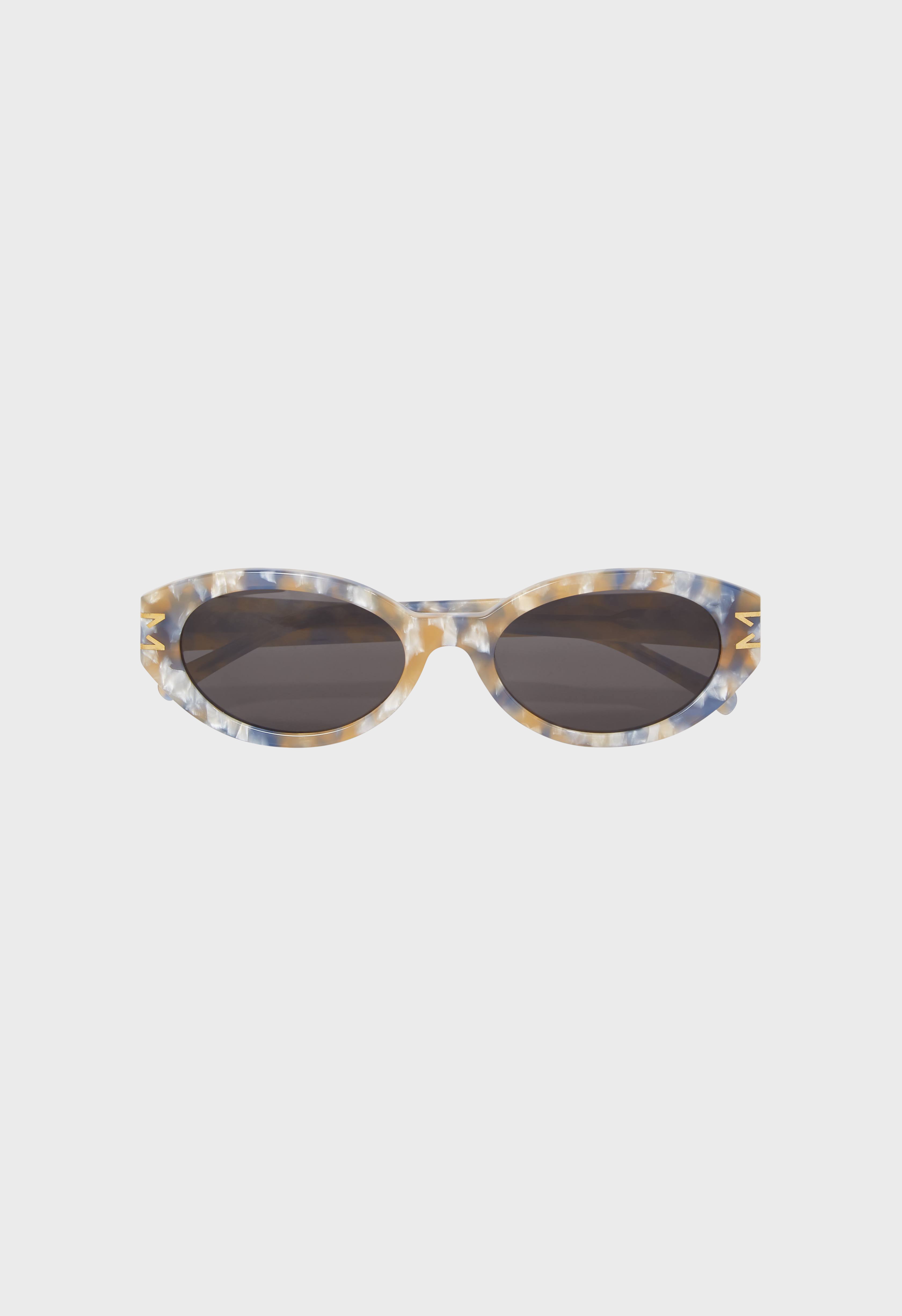 Logo Framed Sunglasses | Multicolour Tortoise