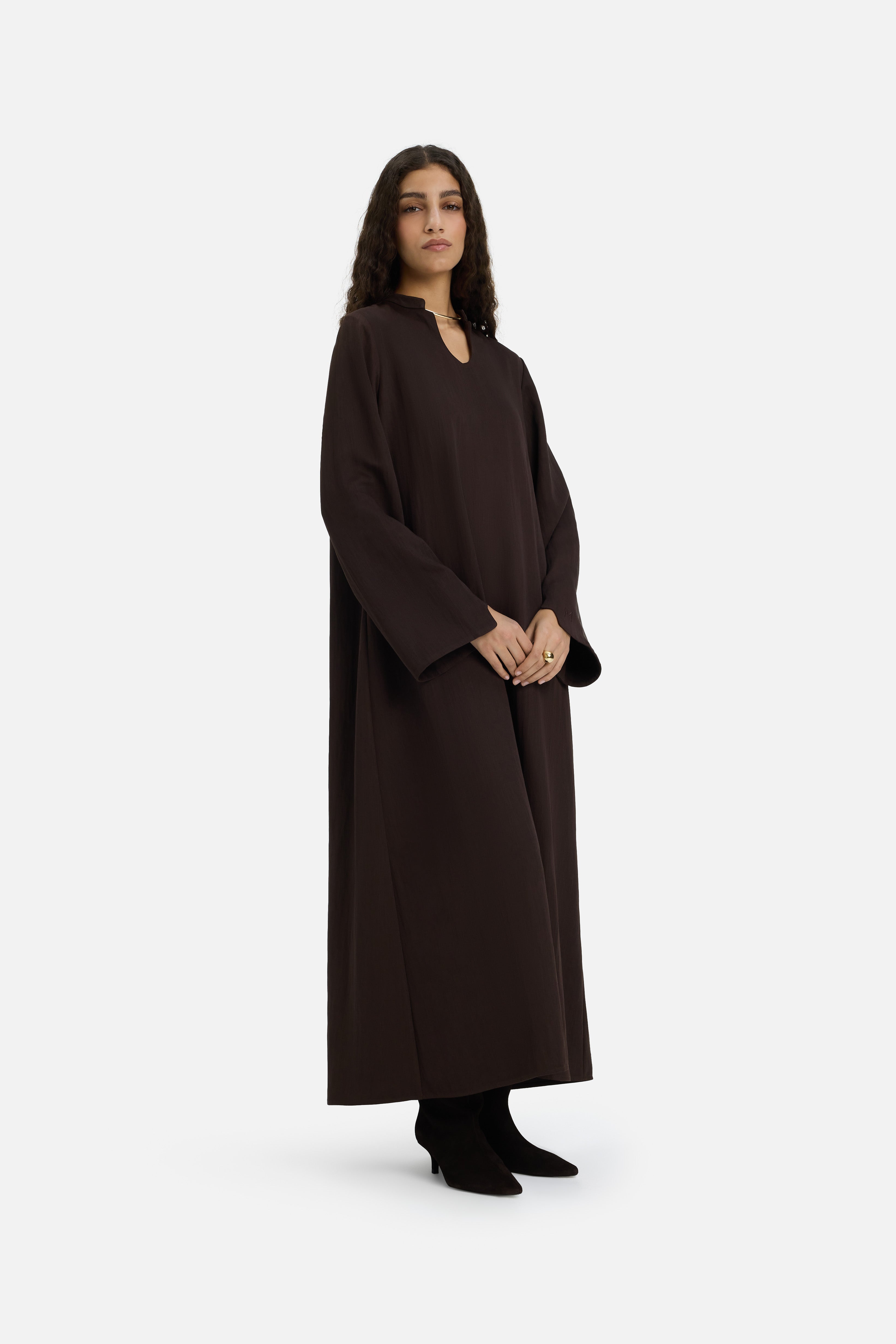 Medina Dress | Dark Brown