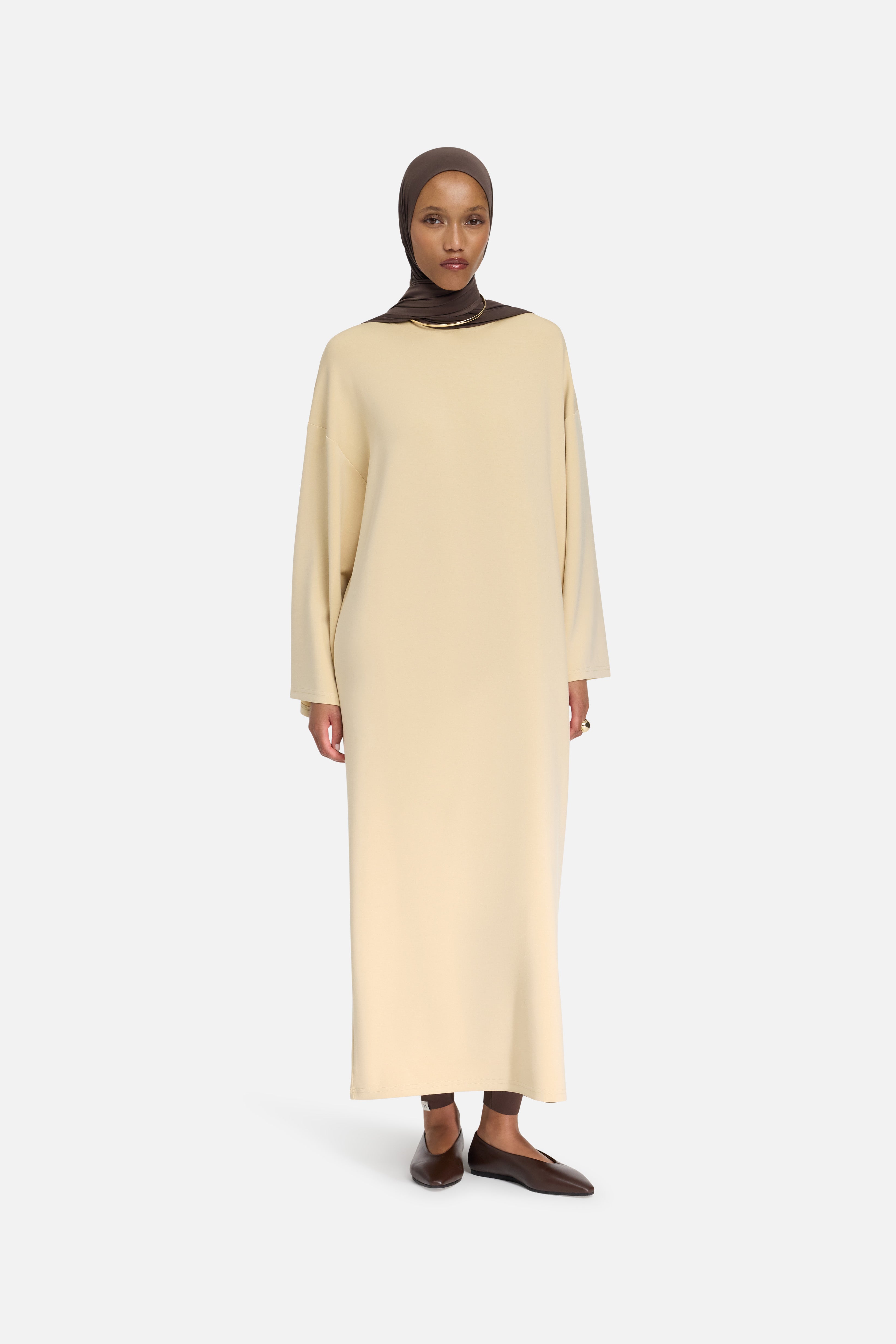 Modal Jersey Dress | Desert Clay