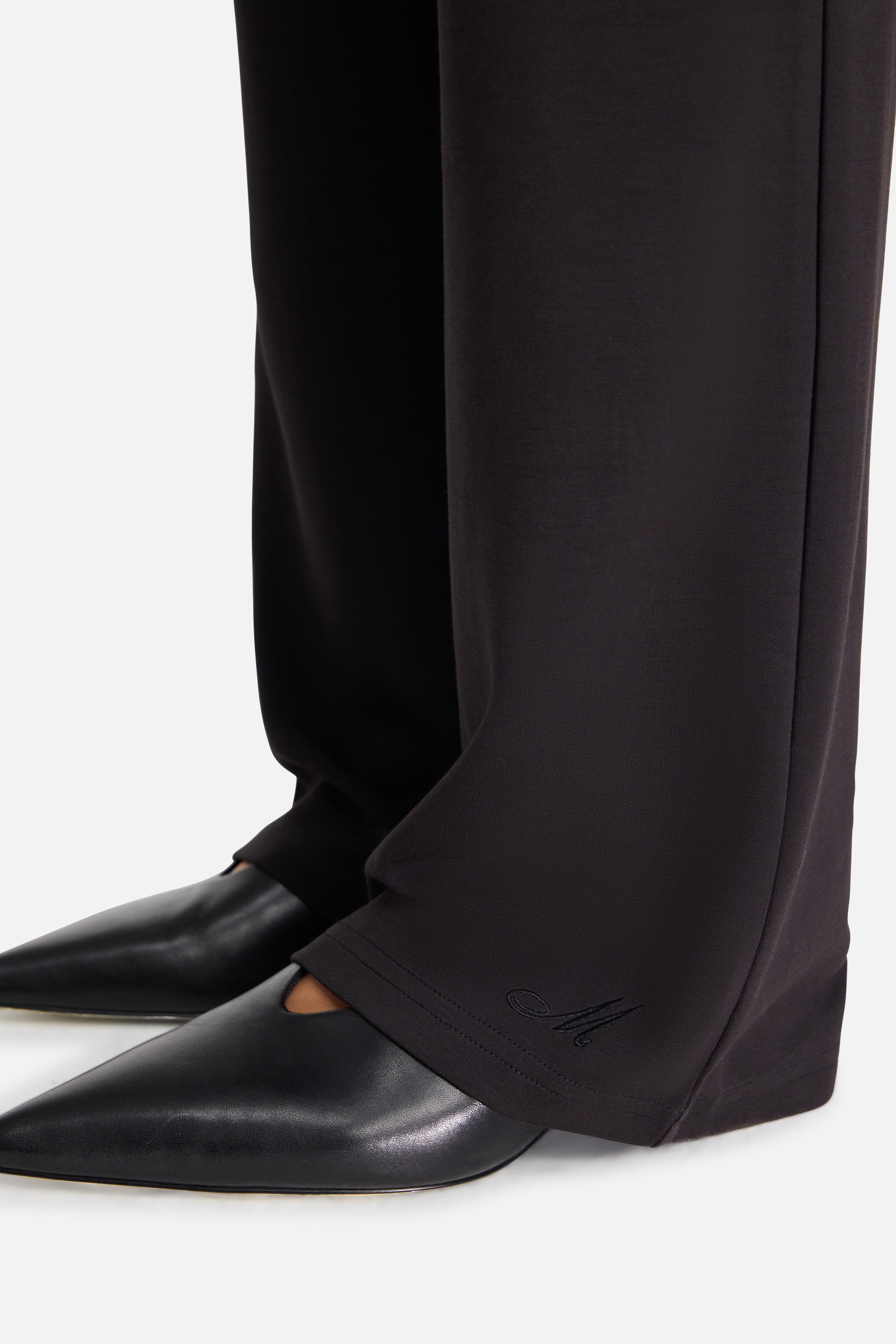 Modal Jersey Pants | Black