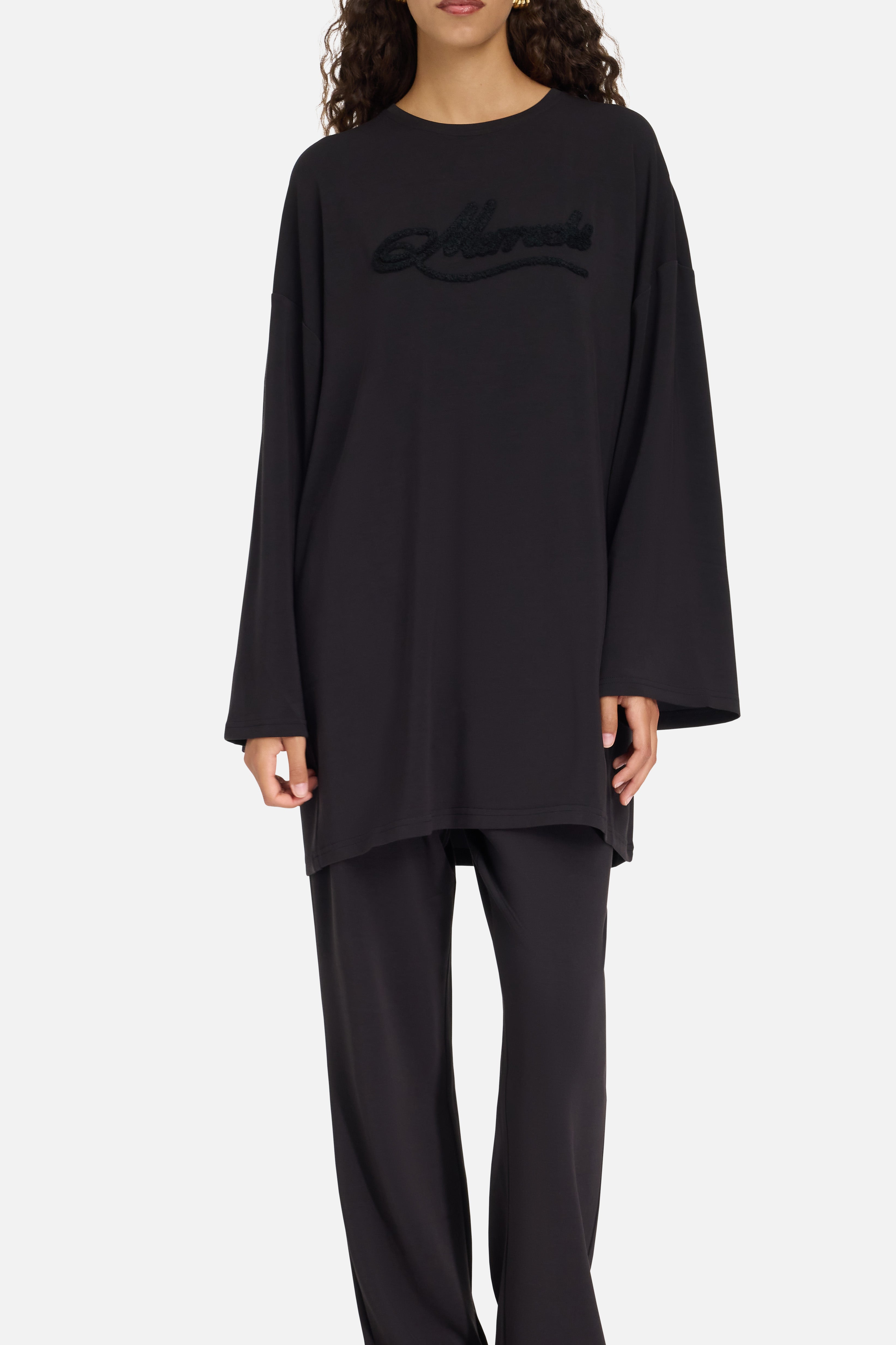 Modal Jersey Top | Black