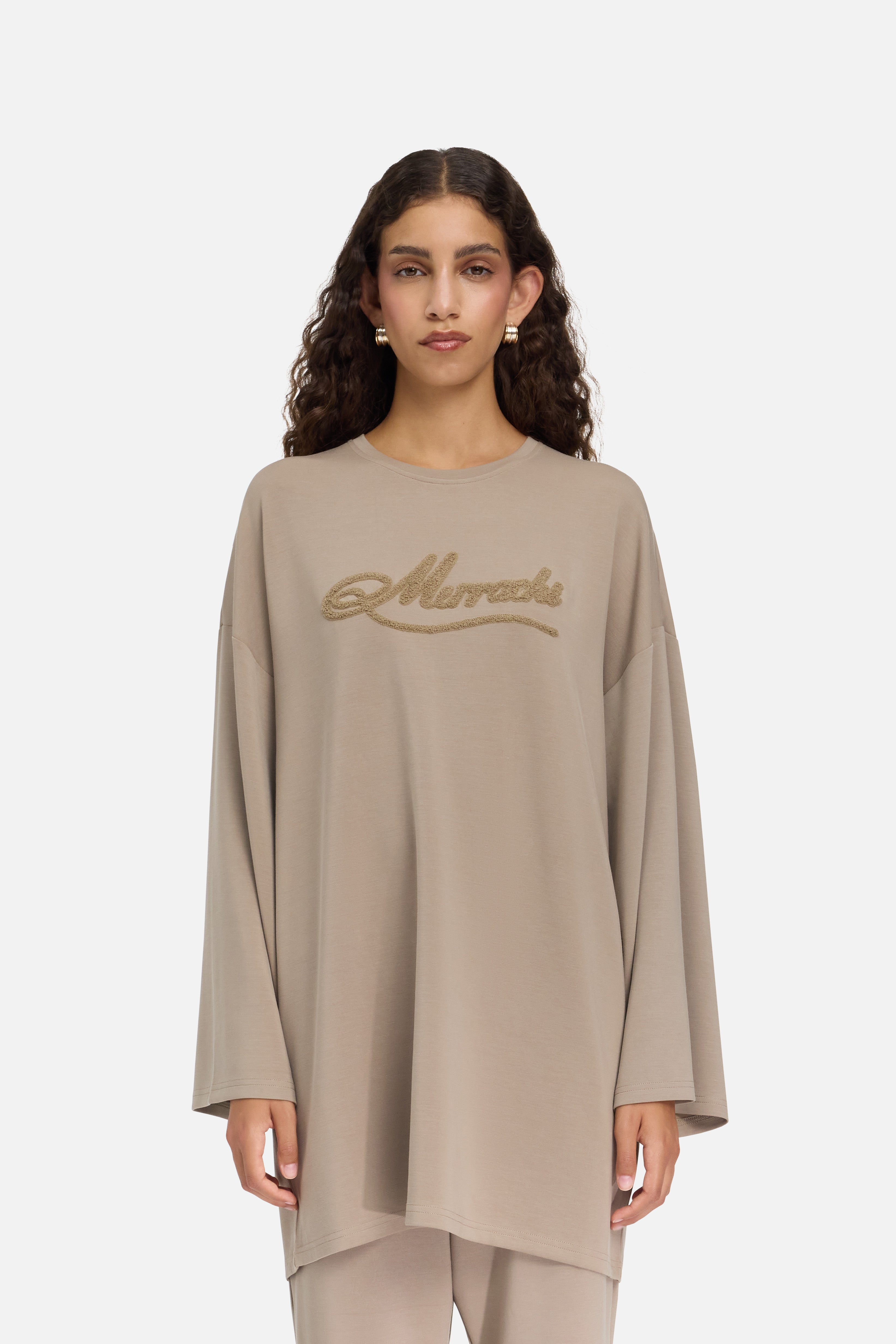 Modal Jersey Top | Khaki