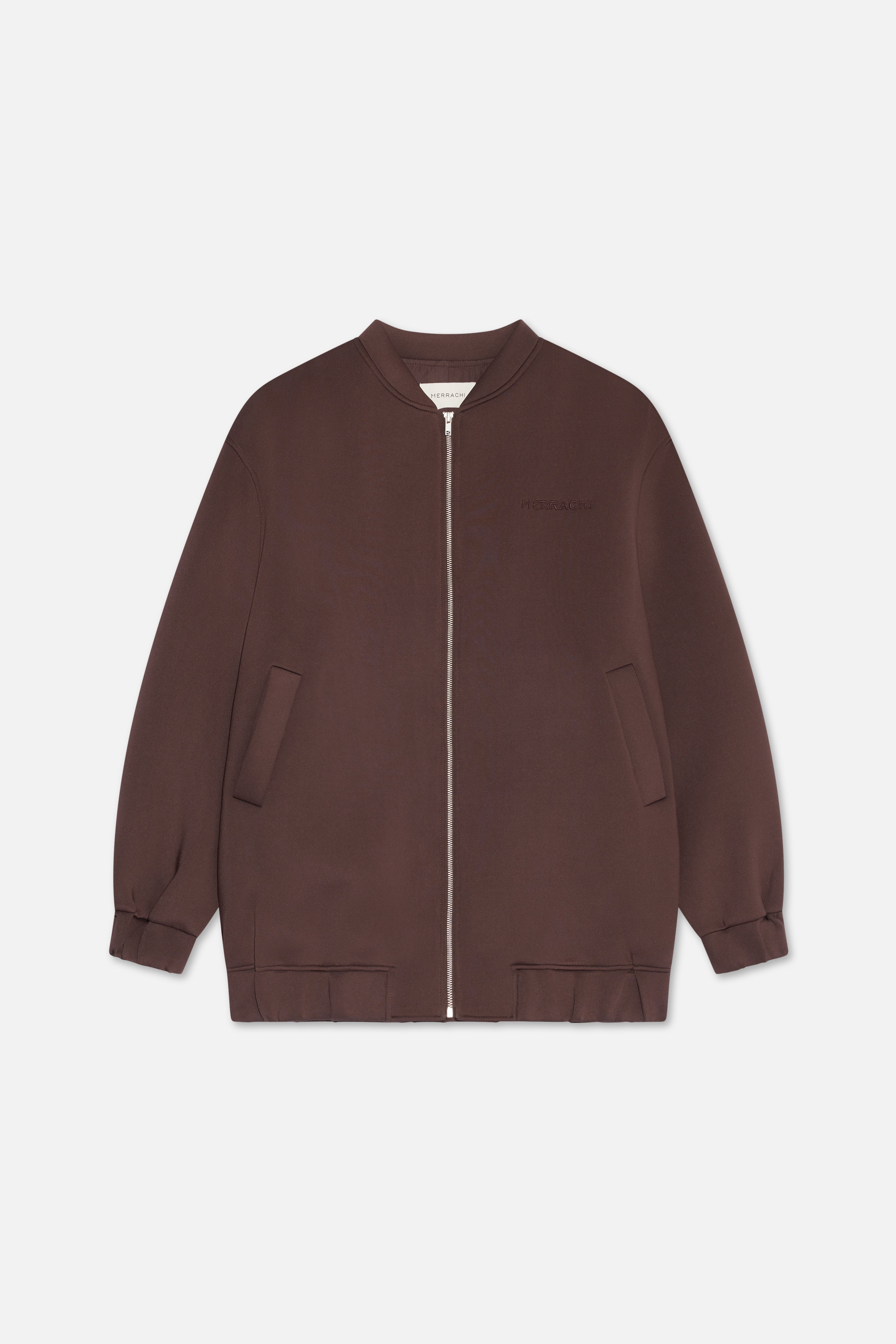 Neoprene Bomber | Dark Brown