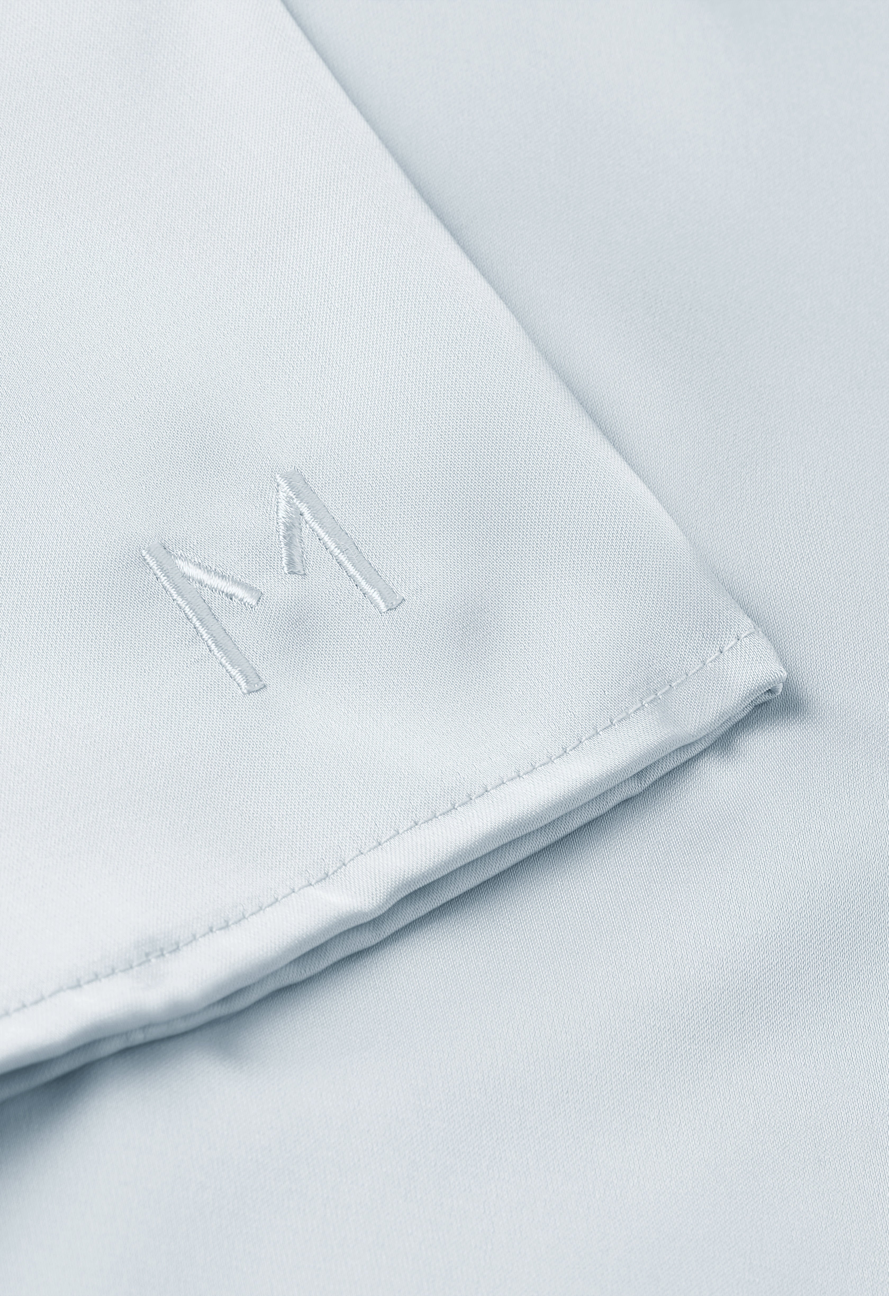 Asymmetric Drape Dress Regular | Ice Blue