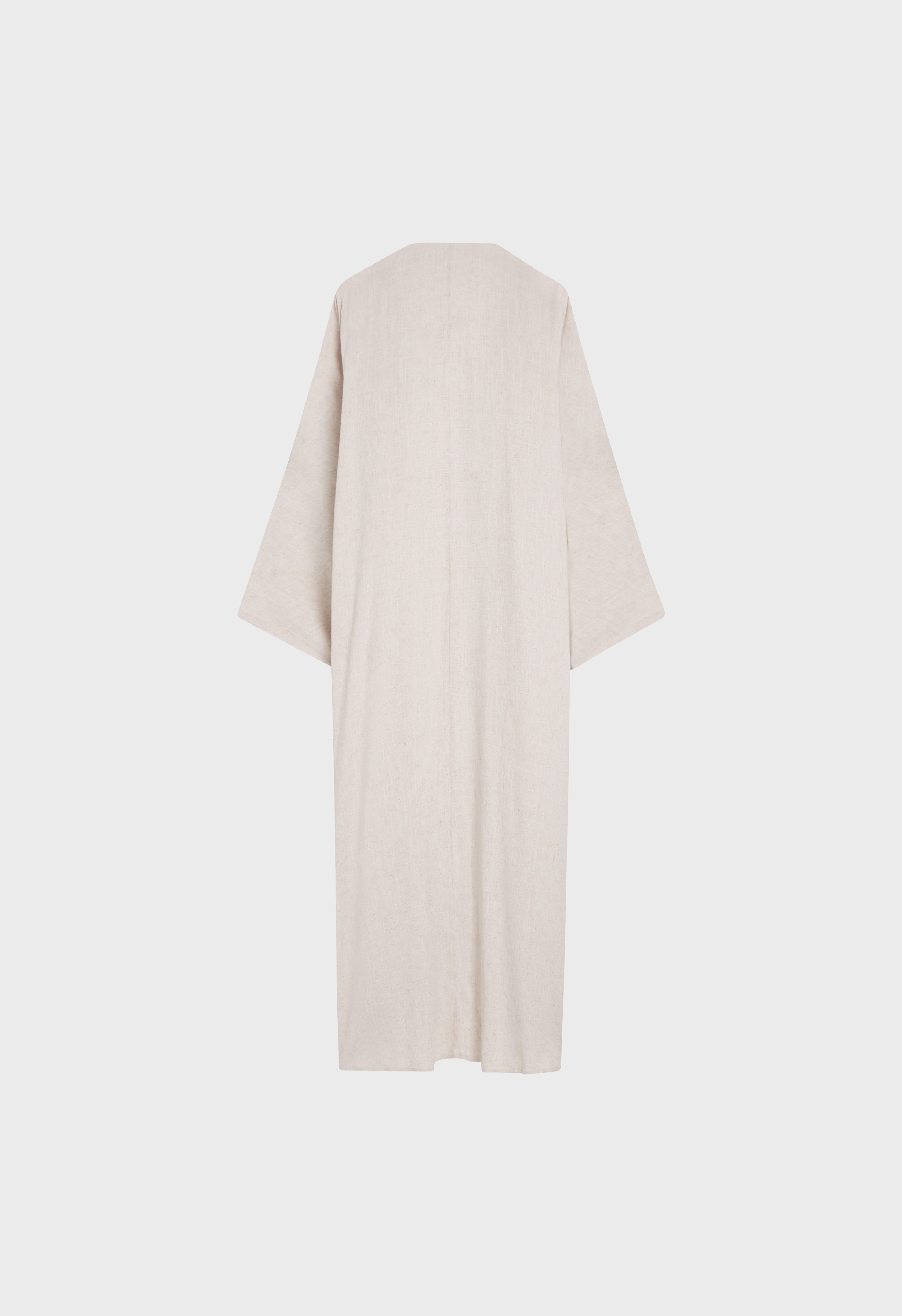 Batsleeve Abaya | Beige Melange