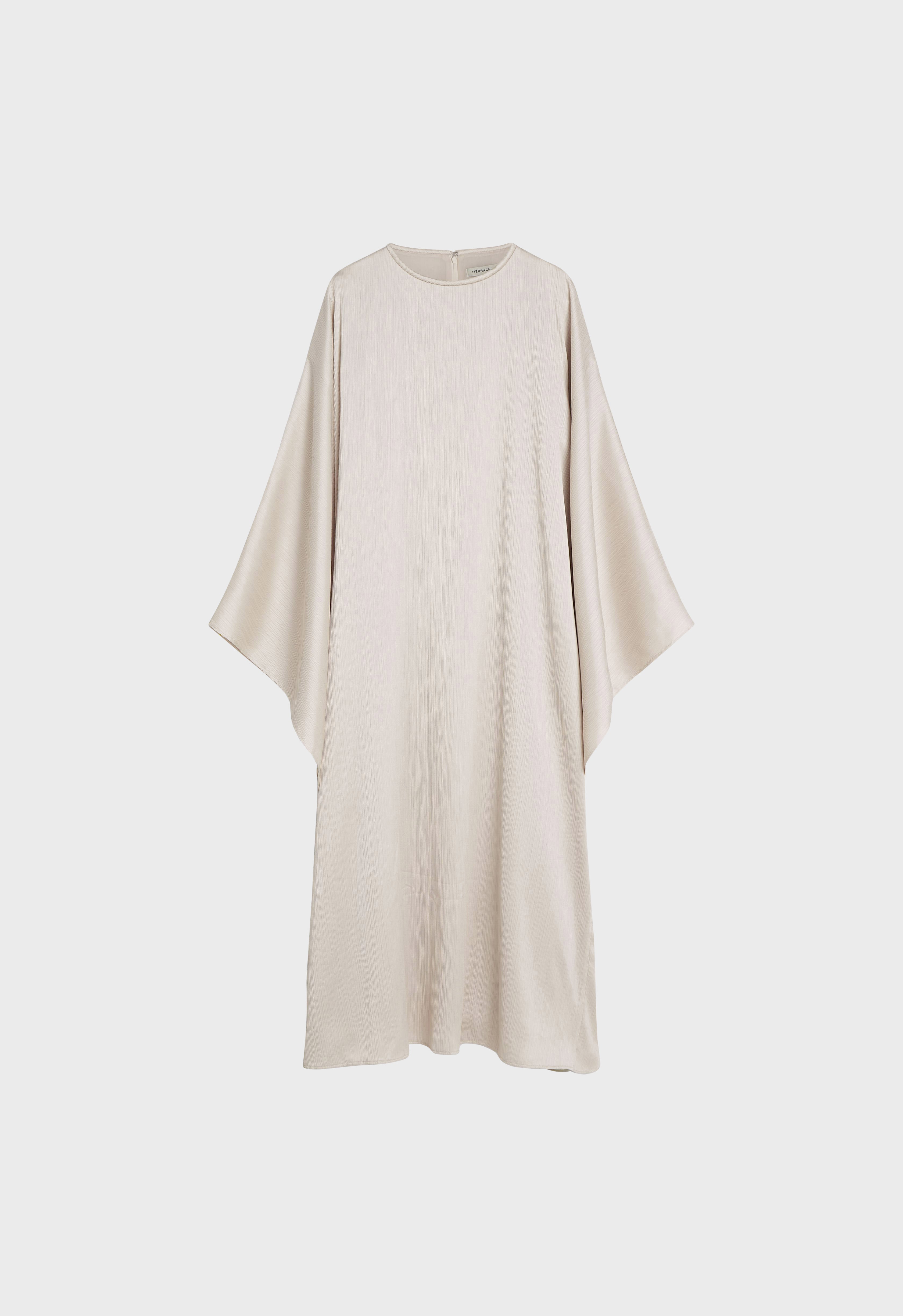 Plisse Dress | Moon Grey