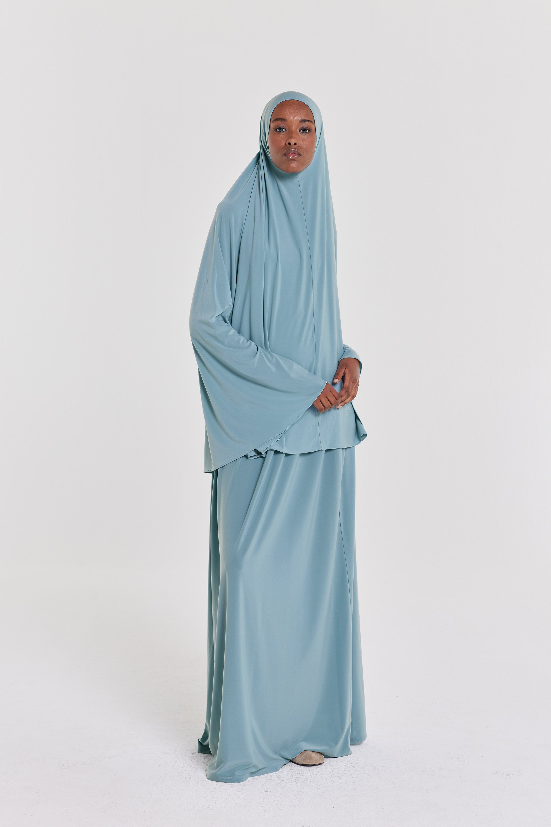 Premium Jersey Khimaar | Stone Blue
