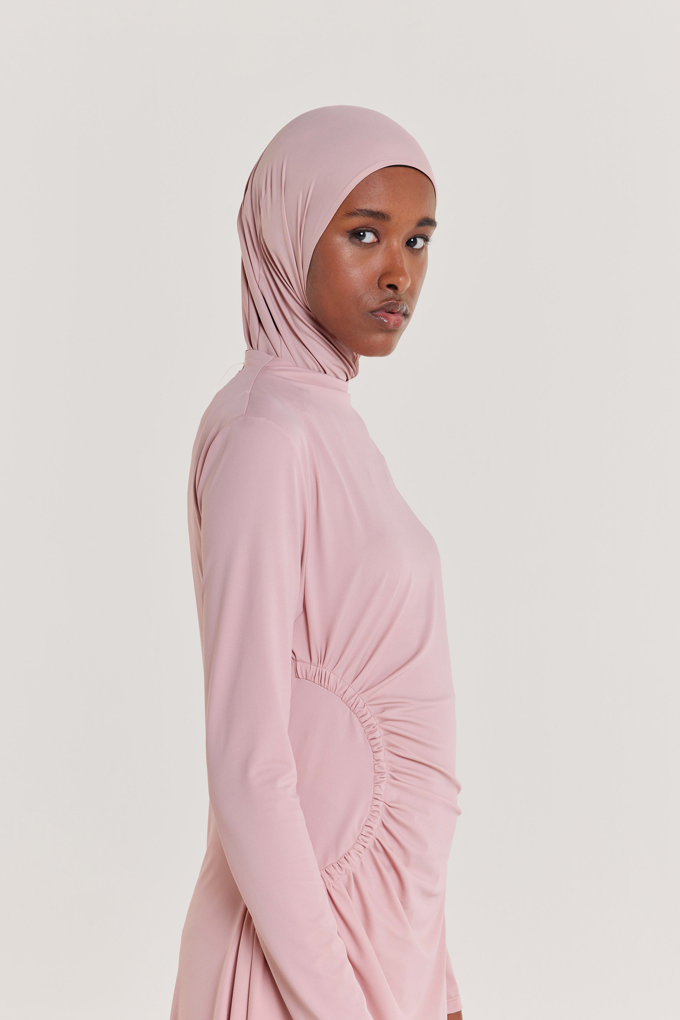 Swim Hijab | Dark Rose