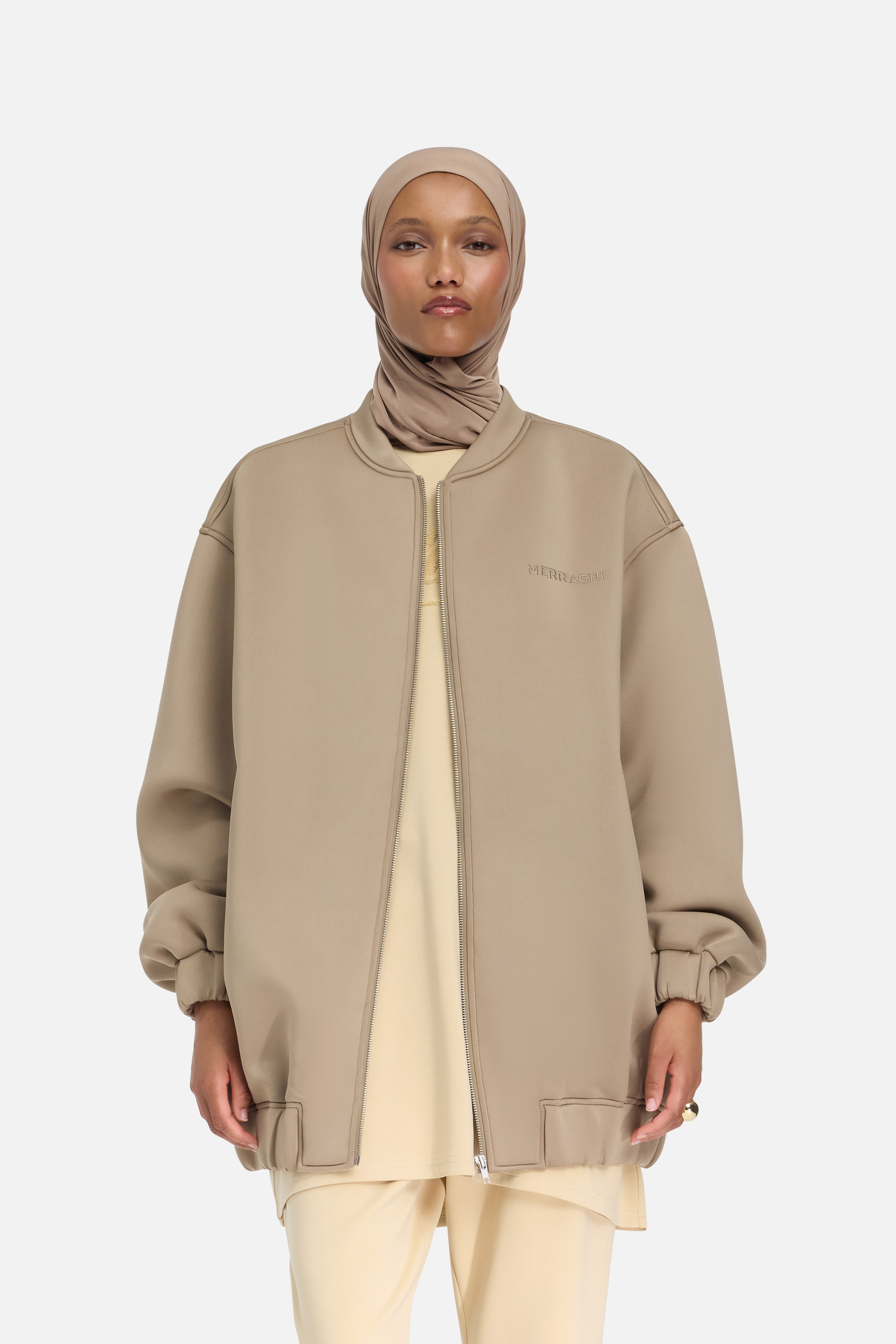 Neoprene Bomber | Khaki