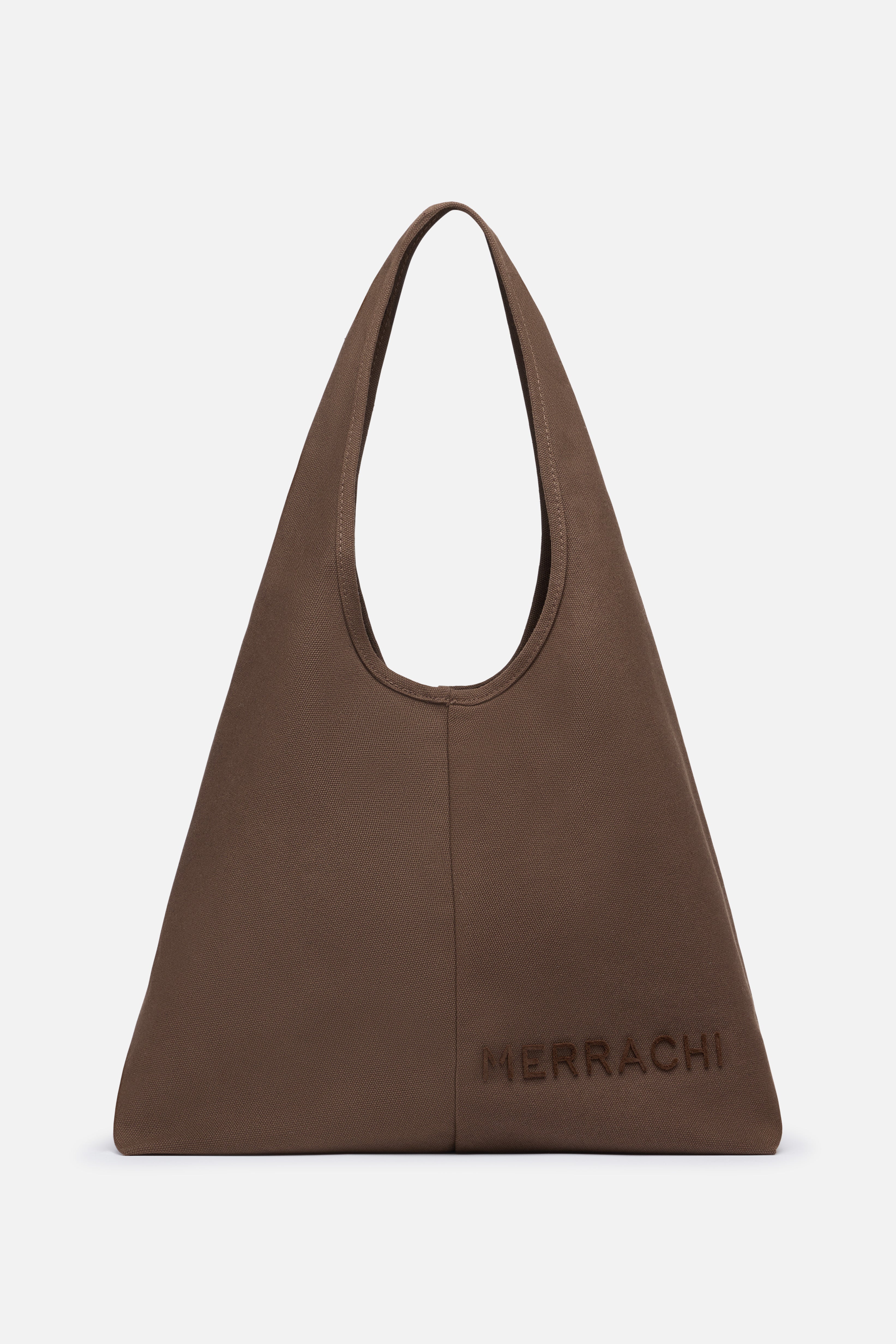 Oval Tote Bag | Chocolate