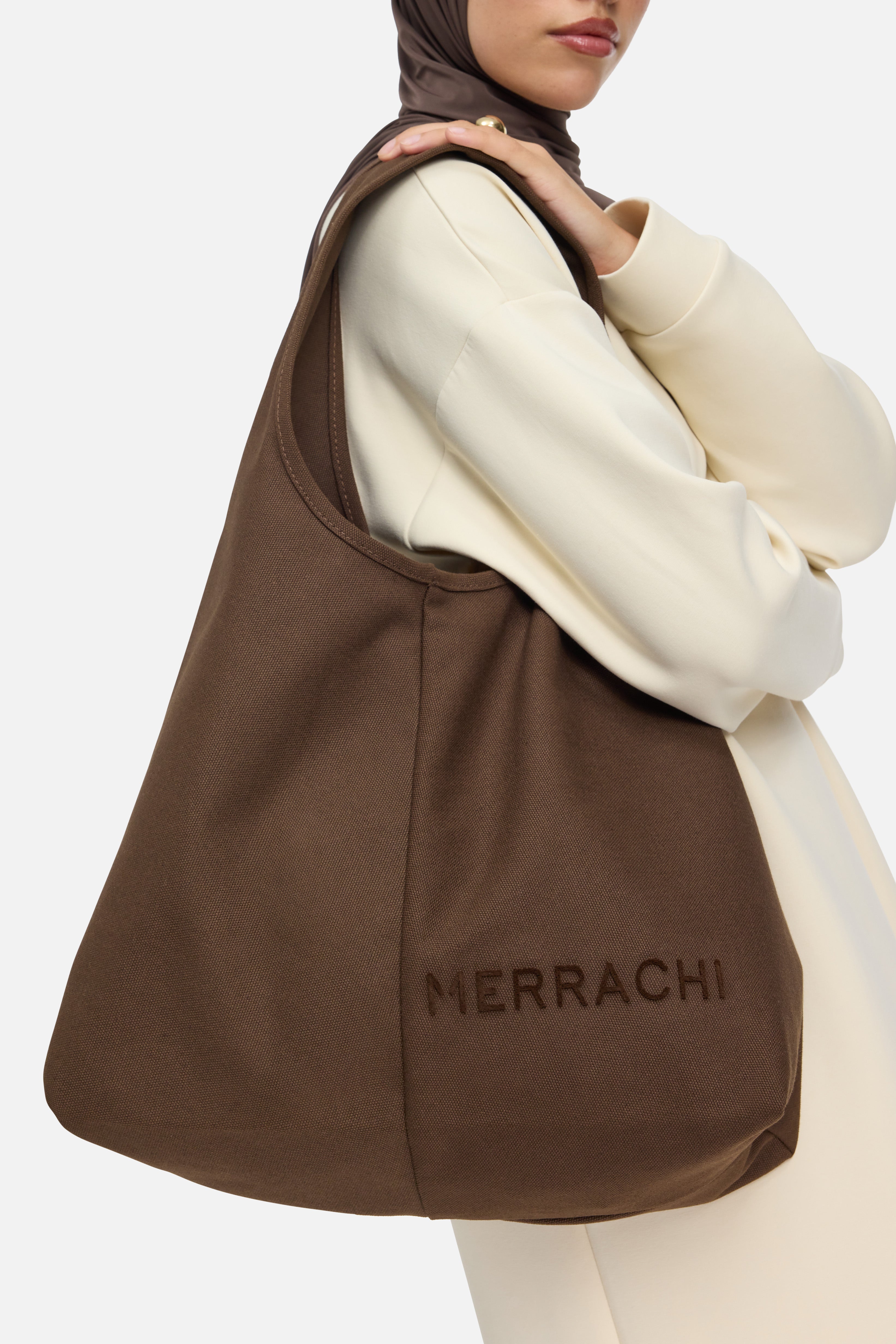 Oval Tote Bag | Chocolate