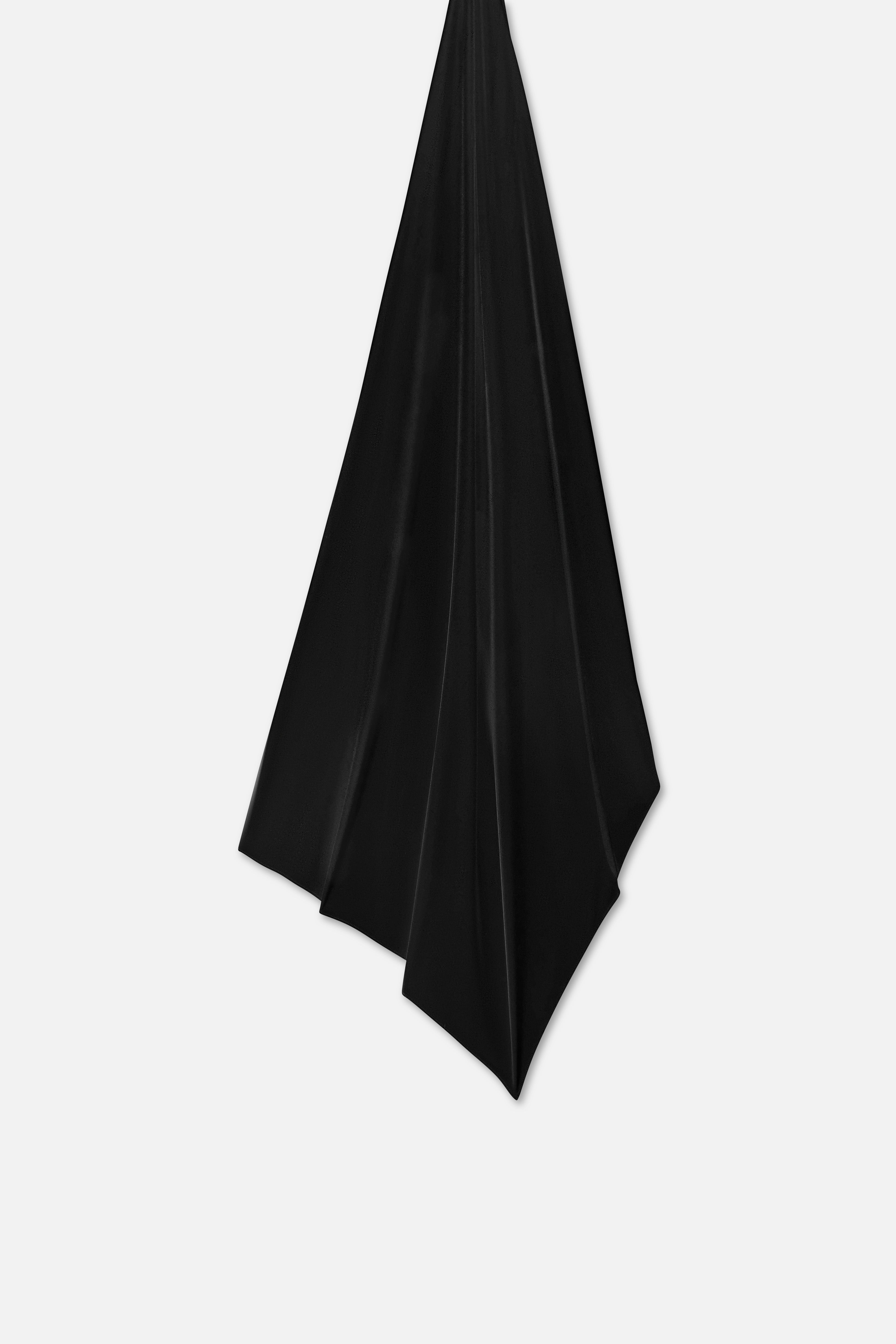 Premium Jersey Scarf | Black