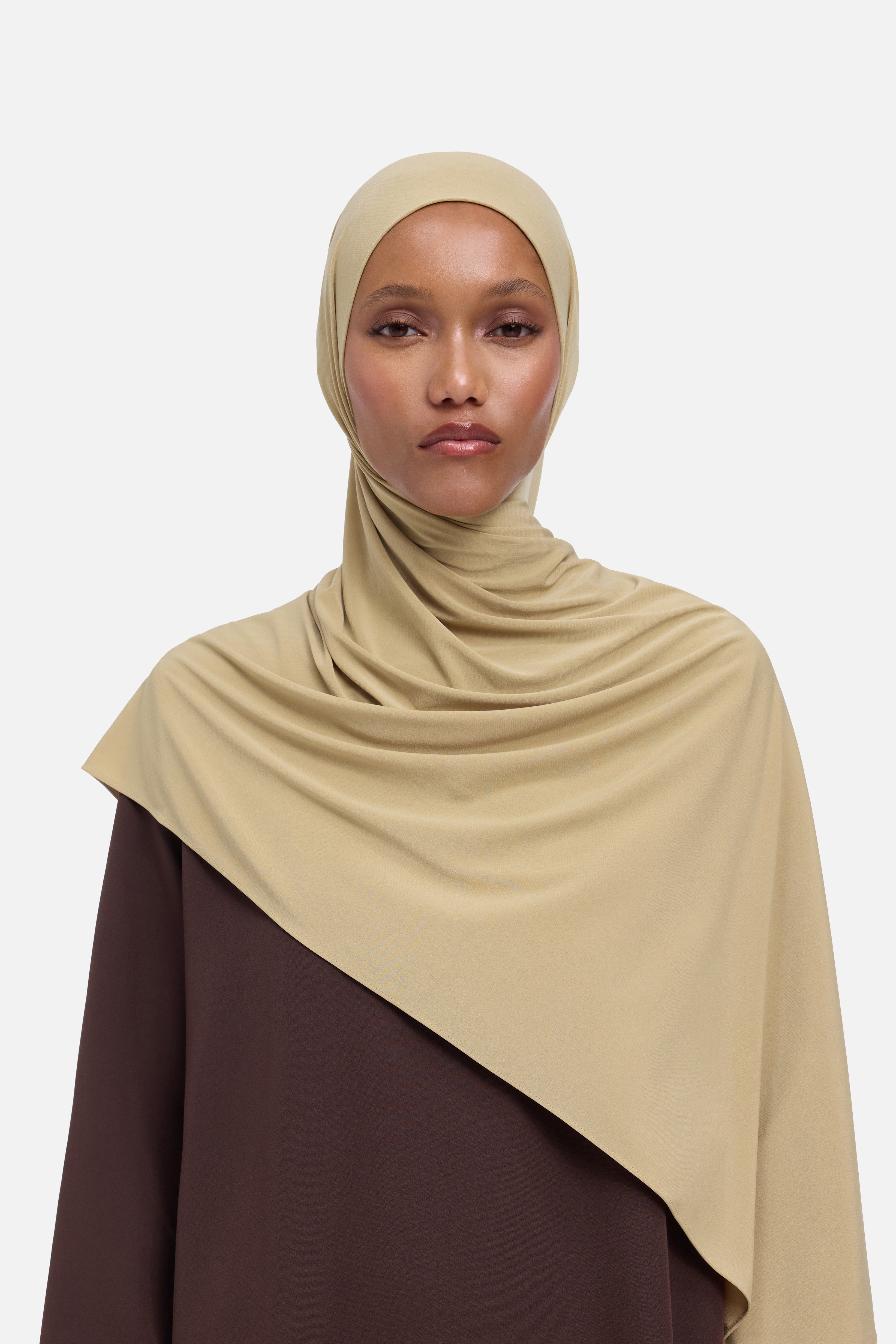 Premium Jersey Scarf | Moss Beige