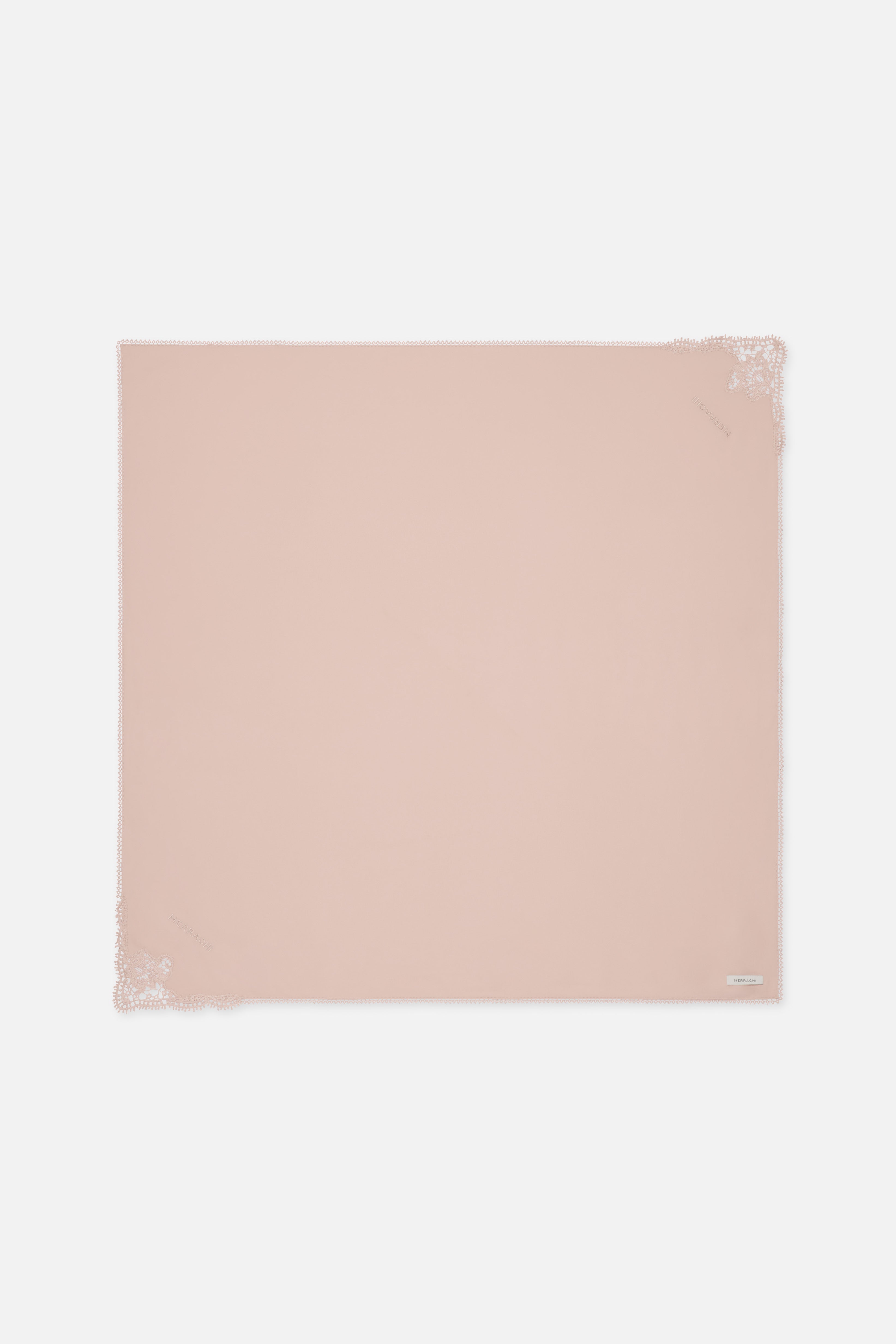 Picot Edge Bandana | Dark Rose