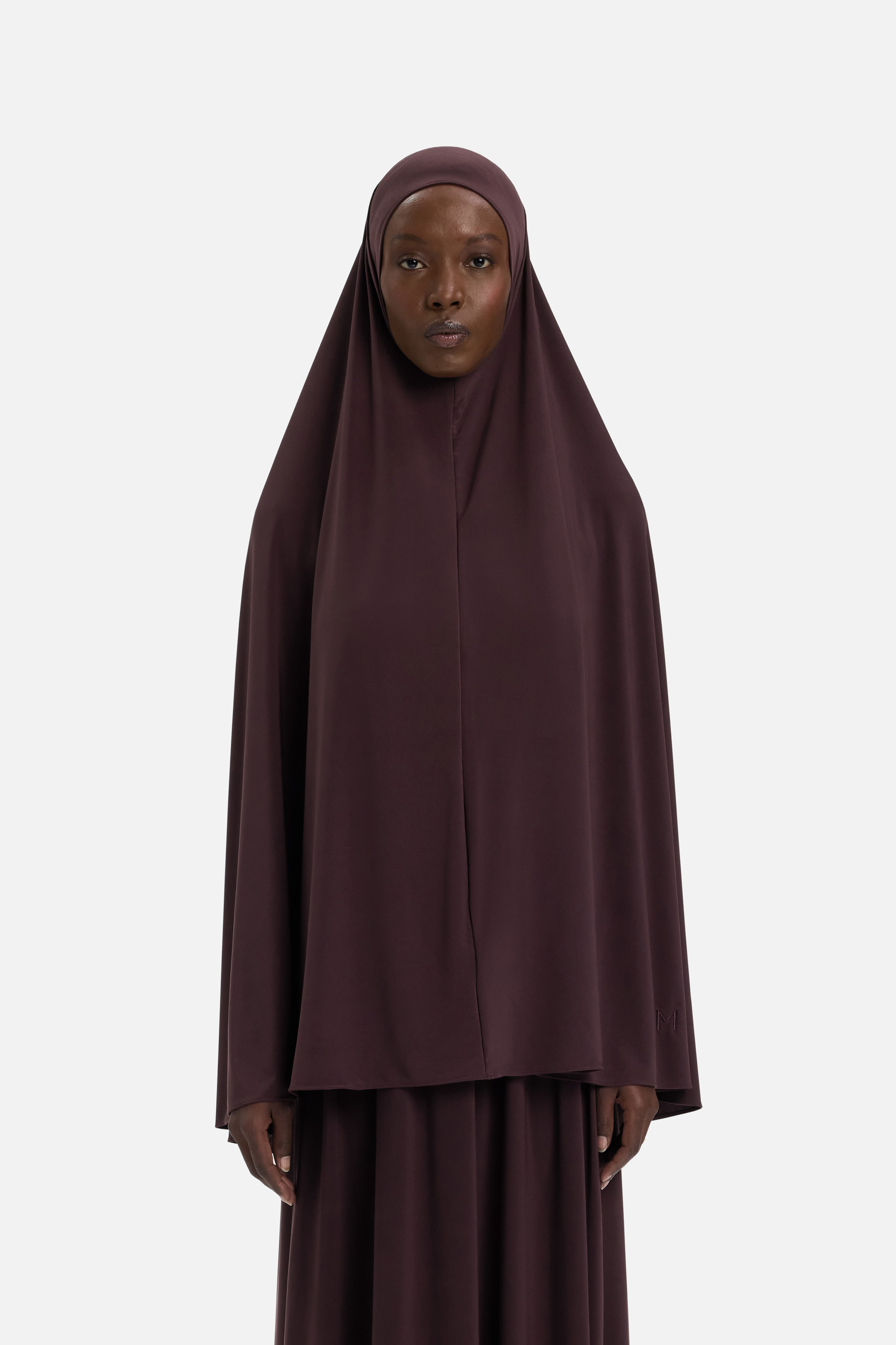 Premium Jersey Khimaar | Vintage Purple