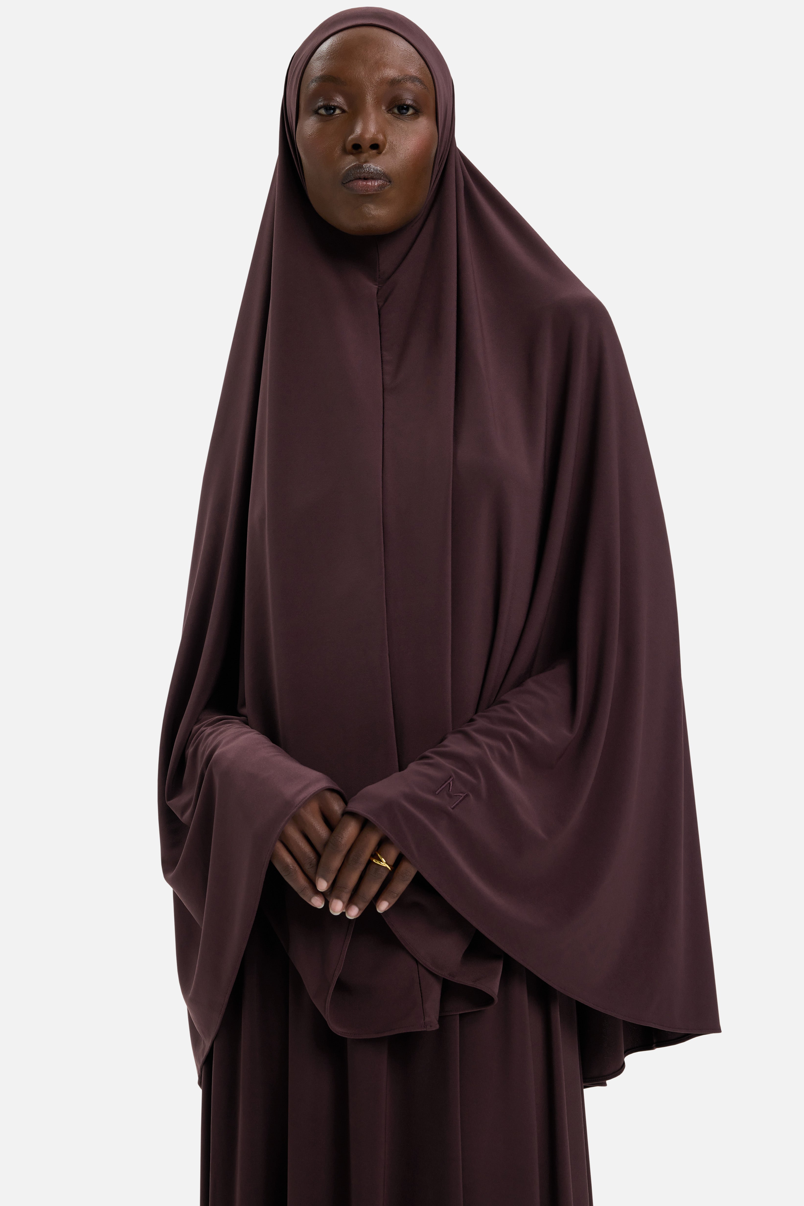 Premium Jersey Khimaar | Vintage Purple