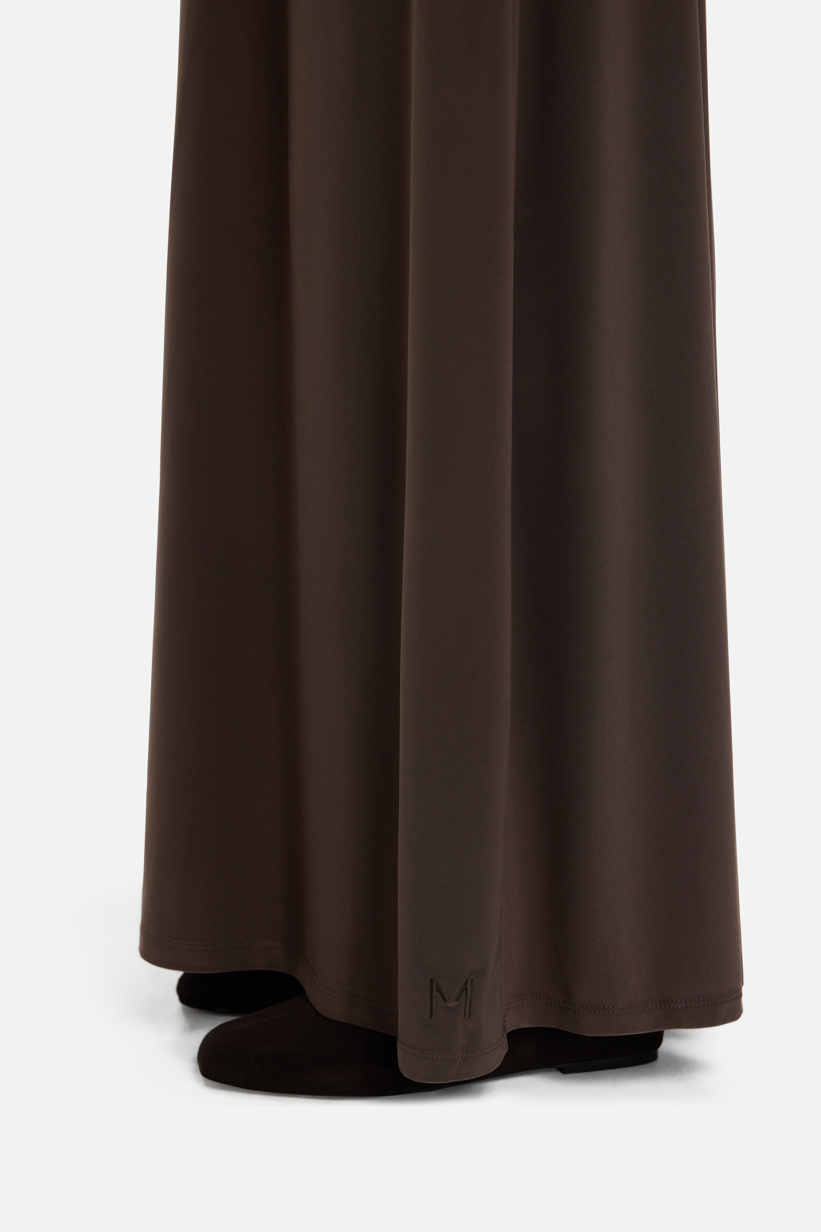 Premium Jersey Prayer Skirt | Dark Brown