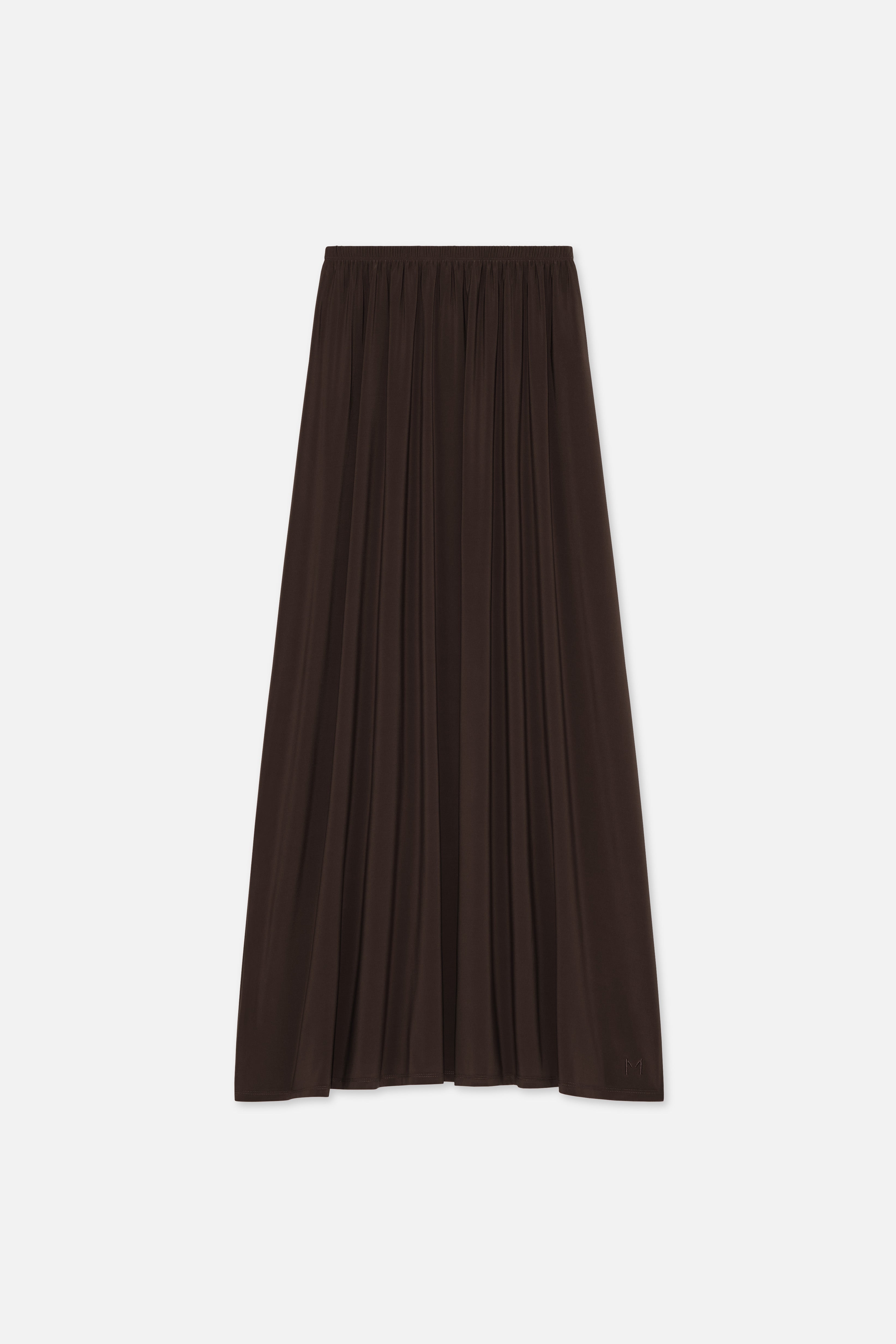 Premium Jersey Prayer Skirt | Dark Brown