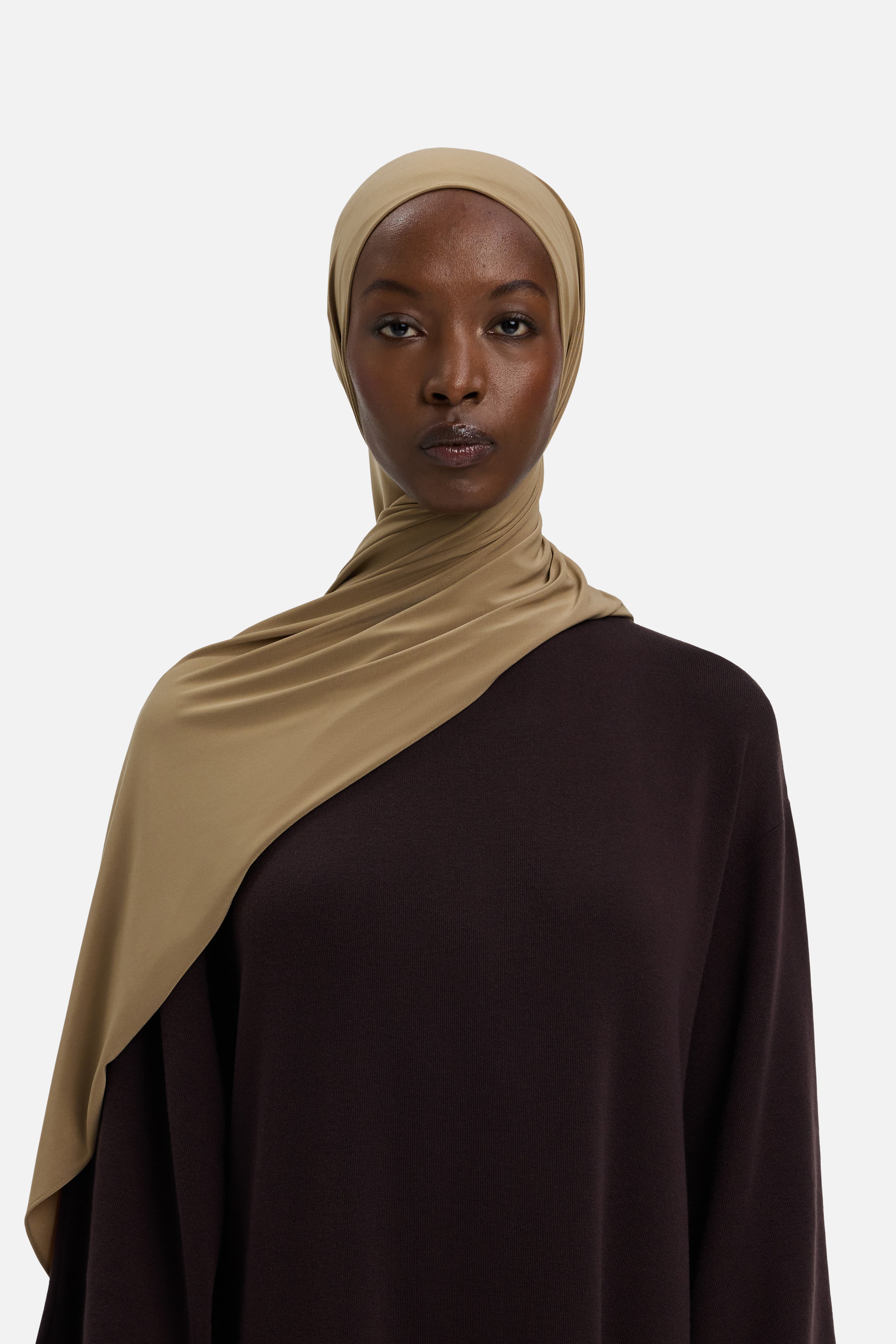 Premium Jersey Scarf | Brown Sugar
