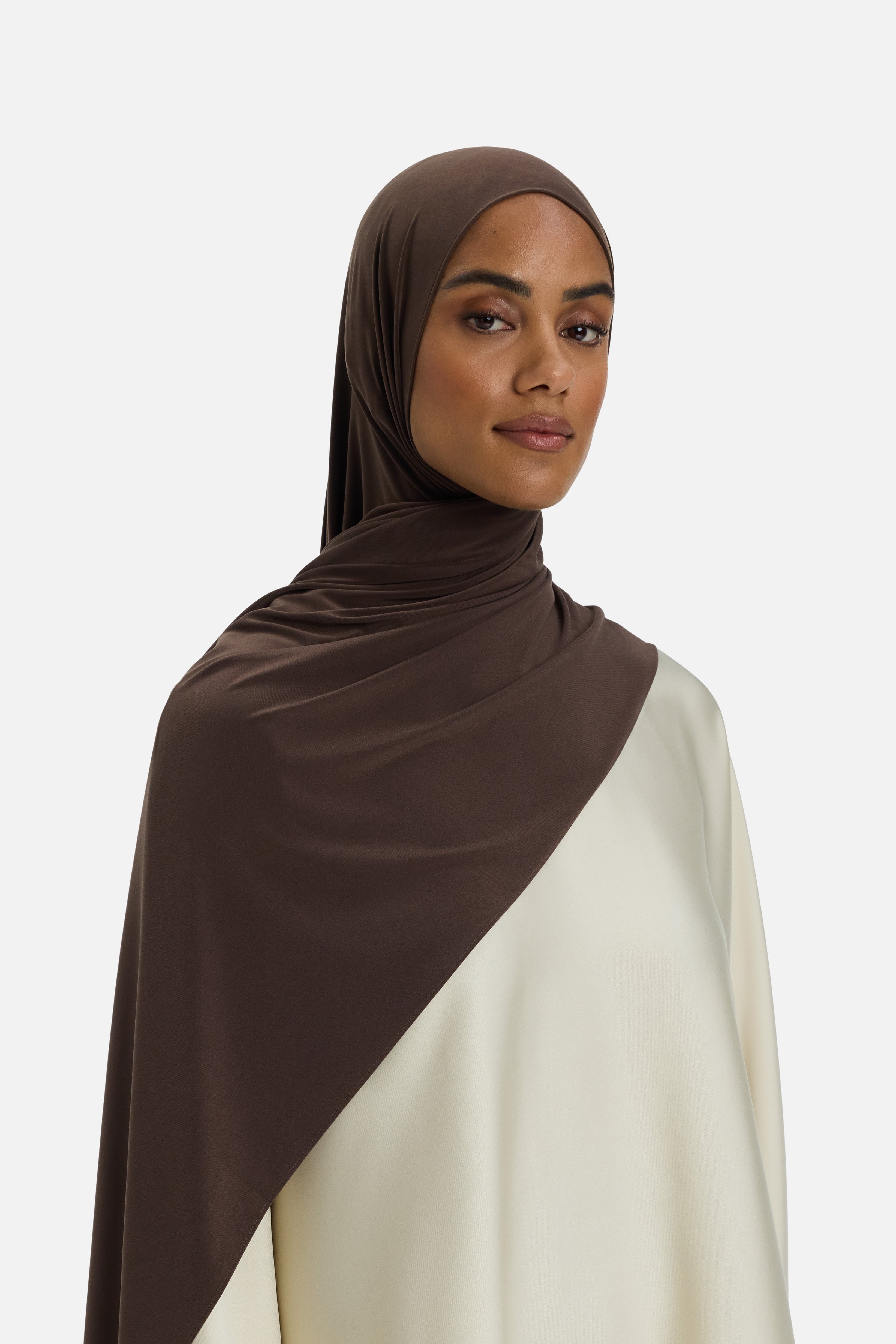 Premium Jersey Scarf | Burnt Mocha