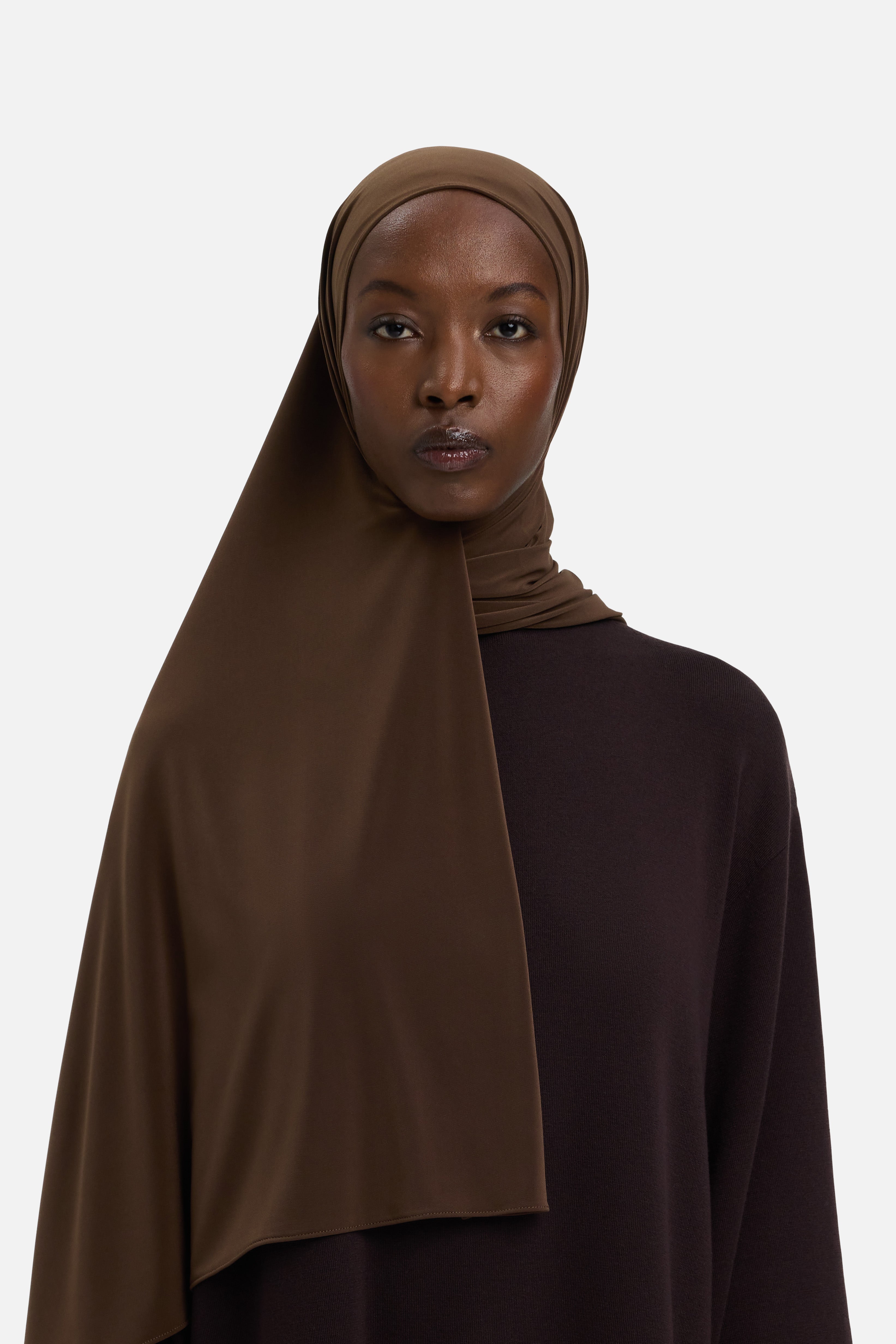 Premium Jersey Scarf | Chocolate