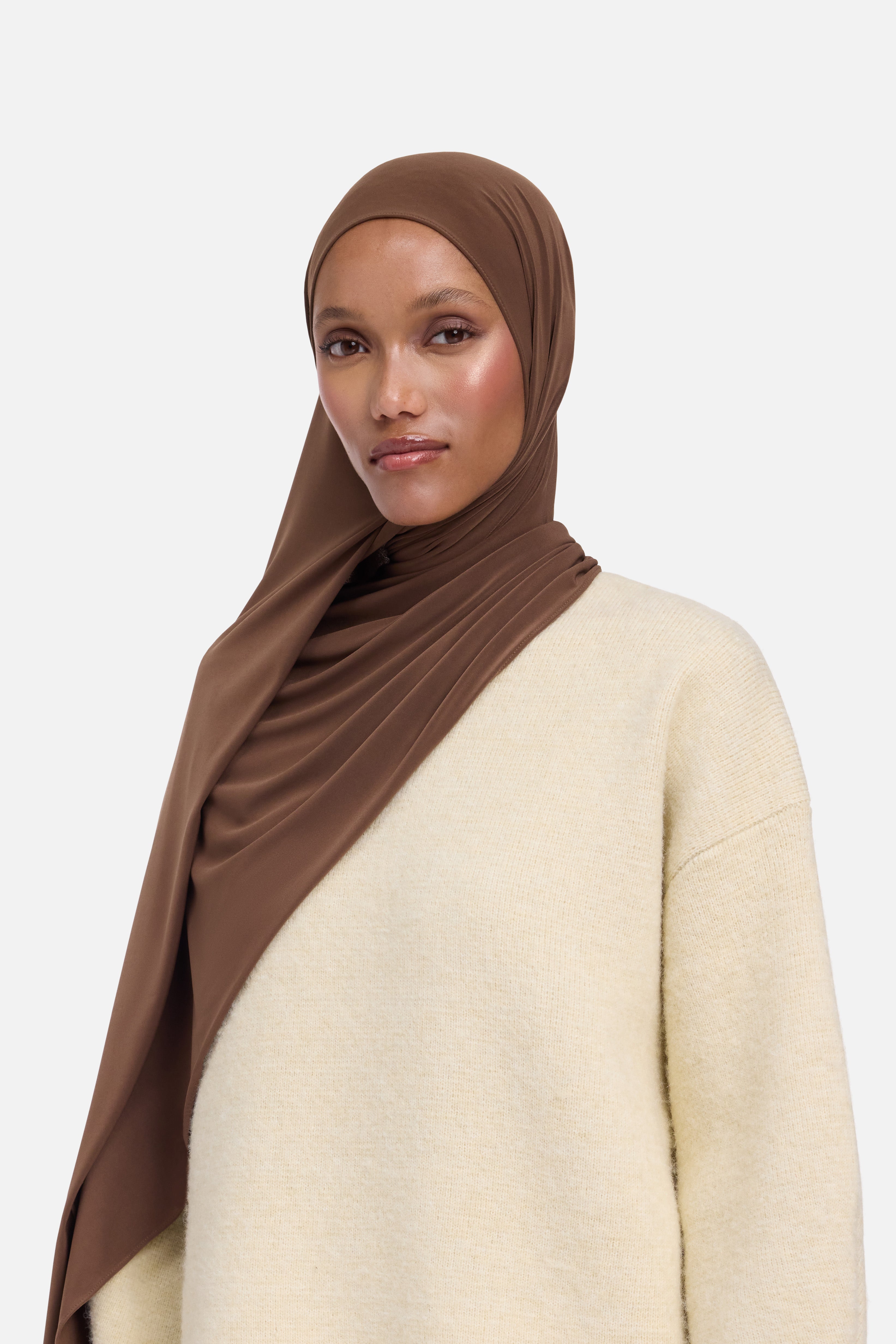 Premium Jersey Scarf | Chocolate