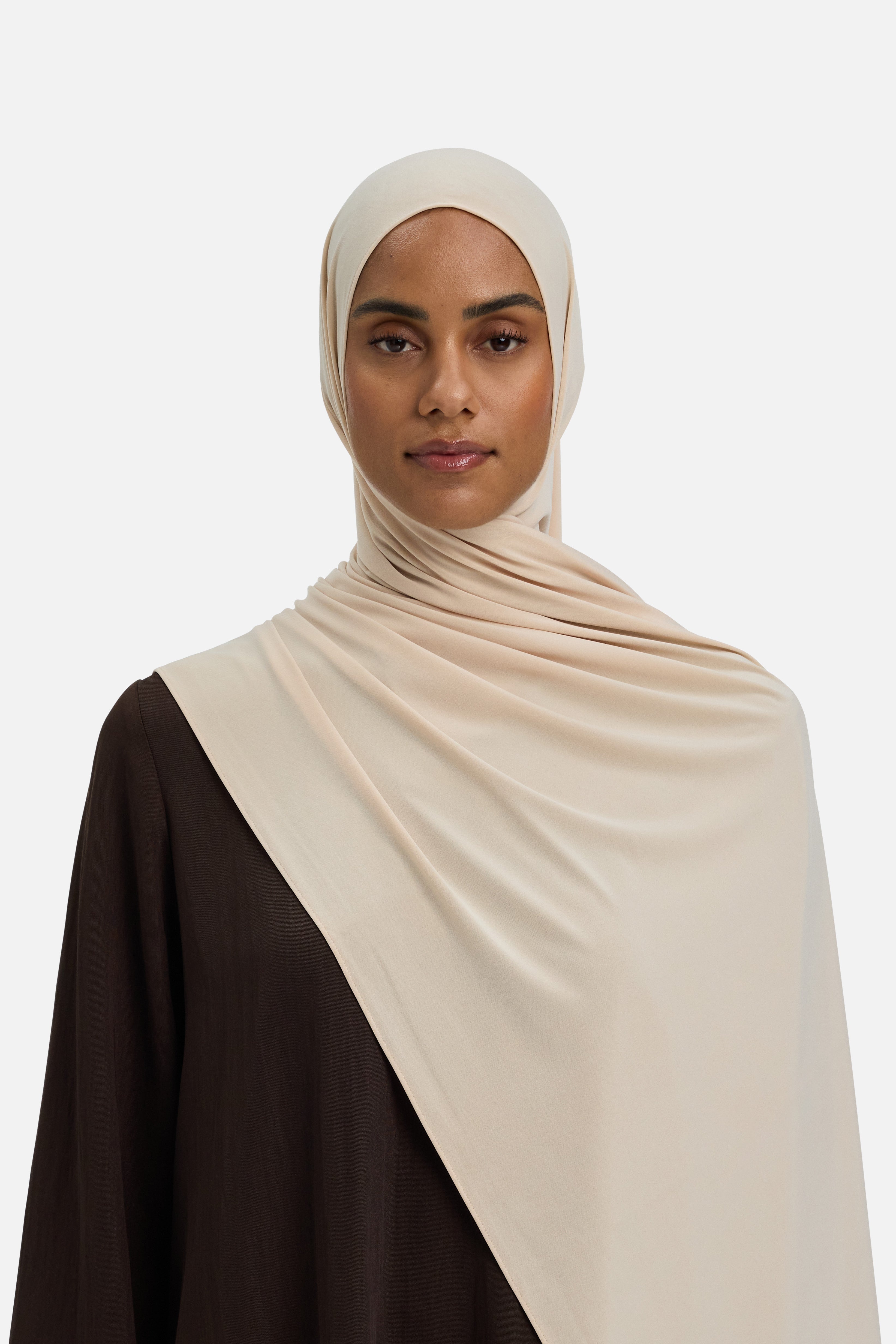 Premium Jersey Scarf | Latte