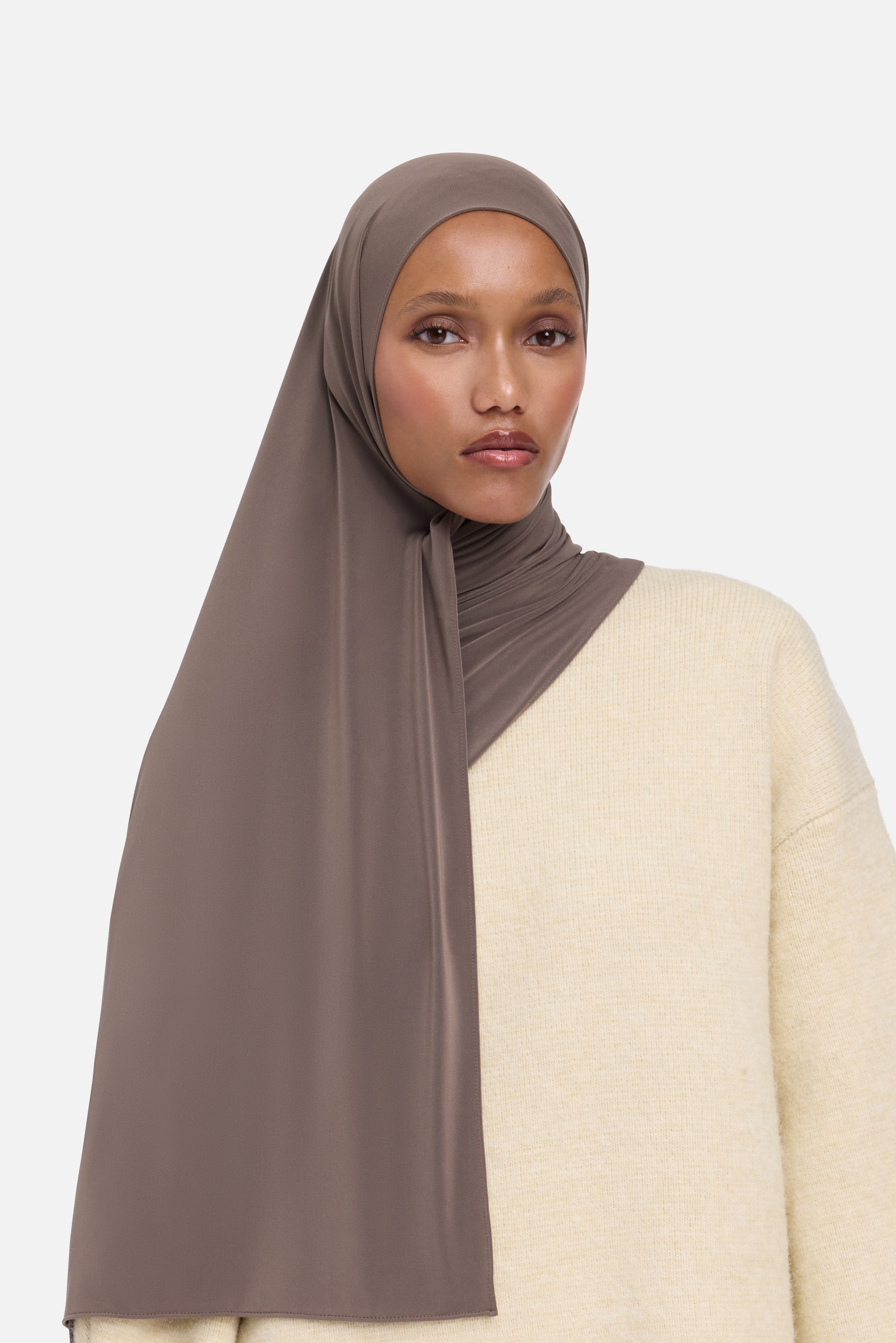 Premium Jersey Scarf | Marron