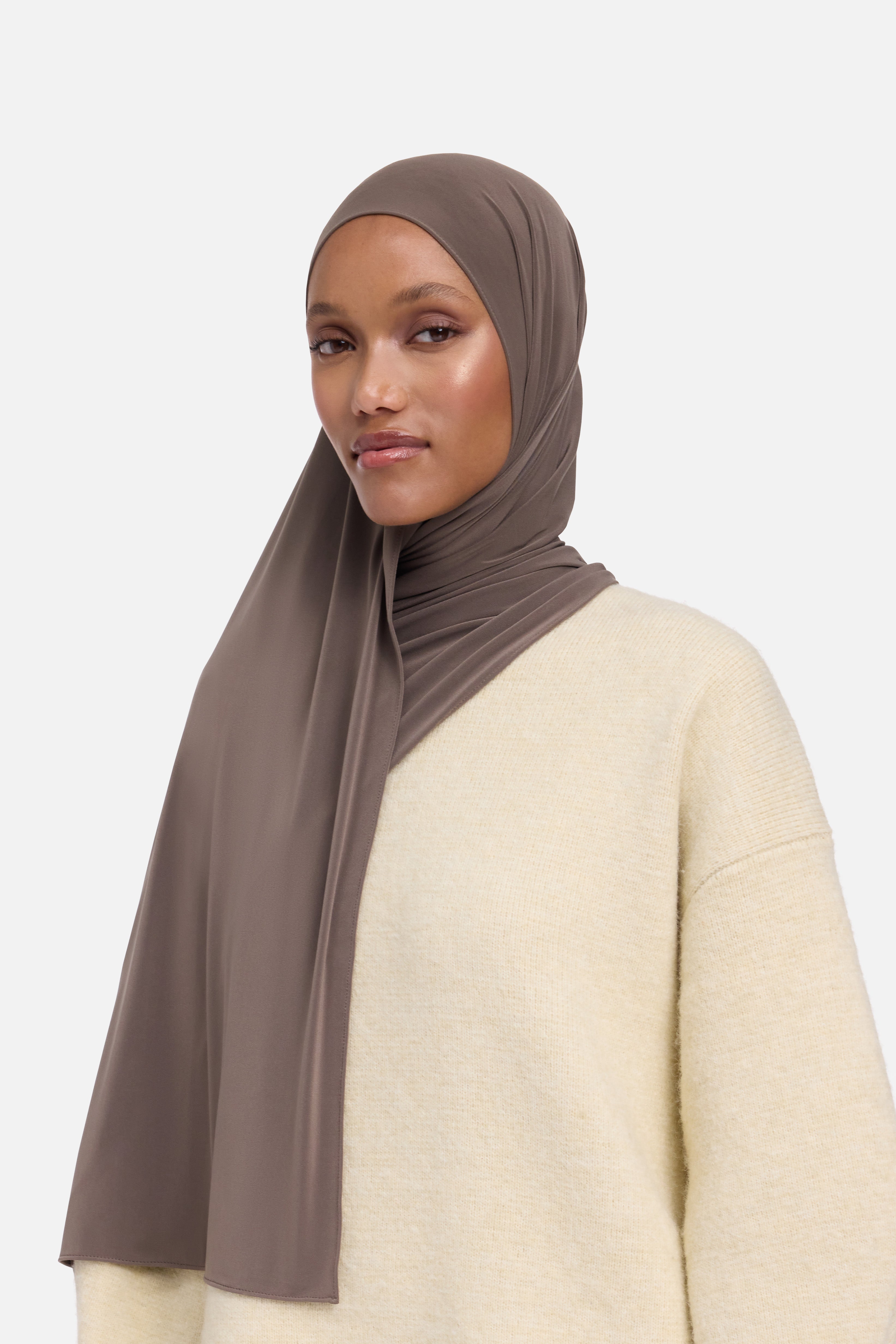 Premium Jersey Scarf | Marron