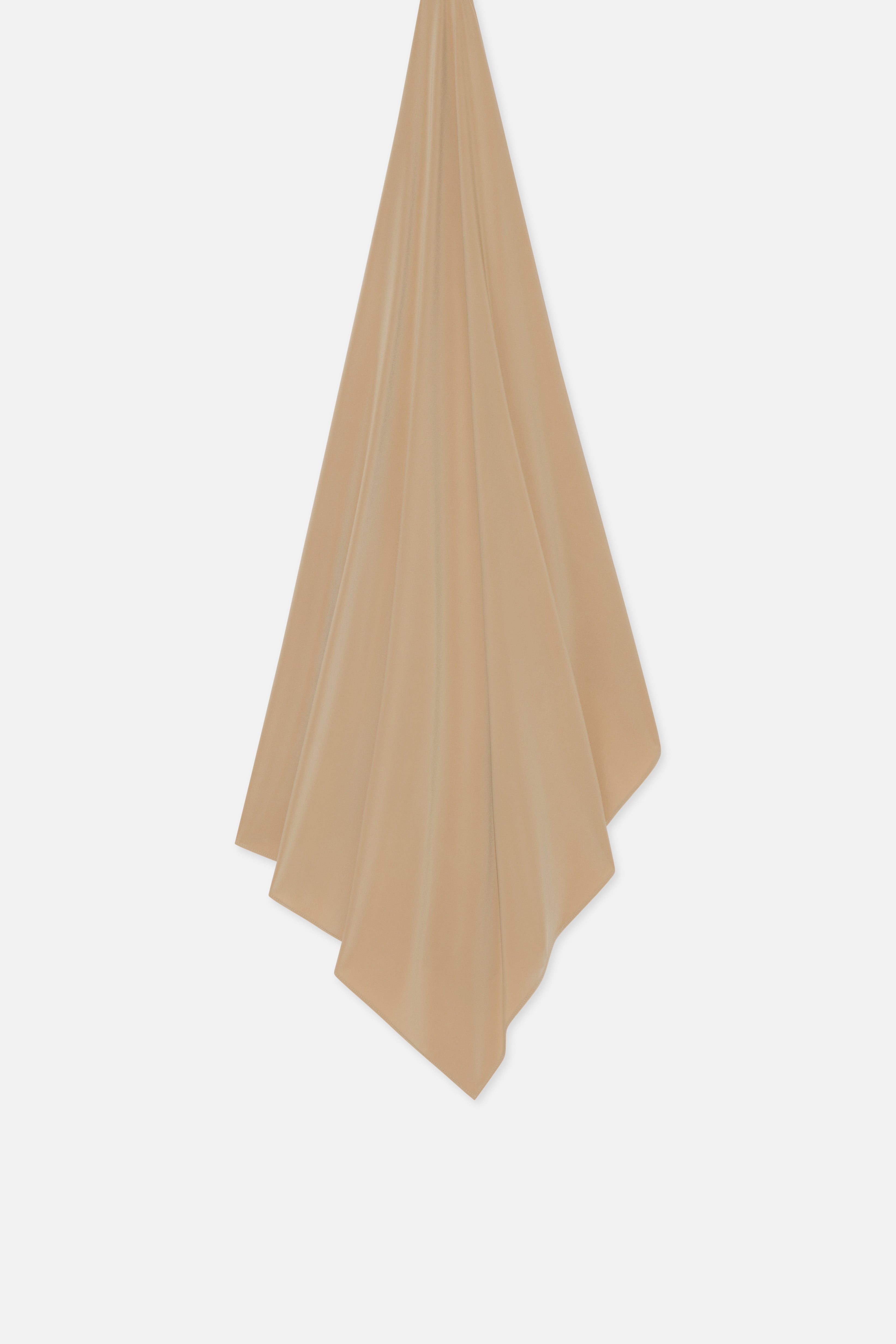 Premium Jersey Scarf | Soft Toffee