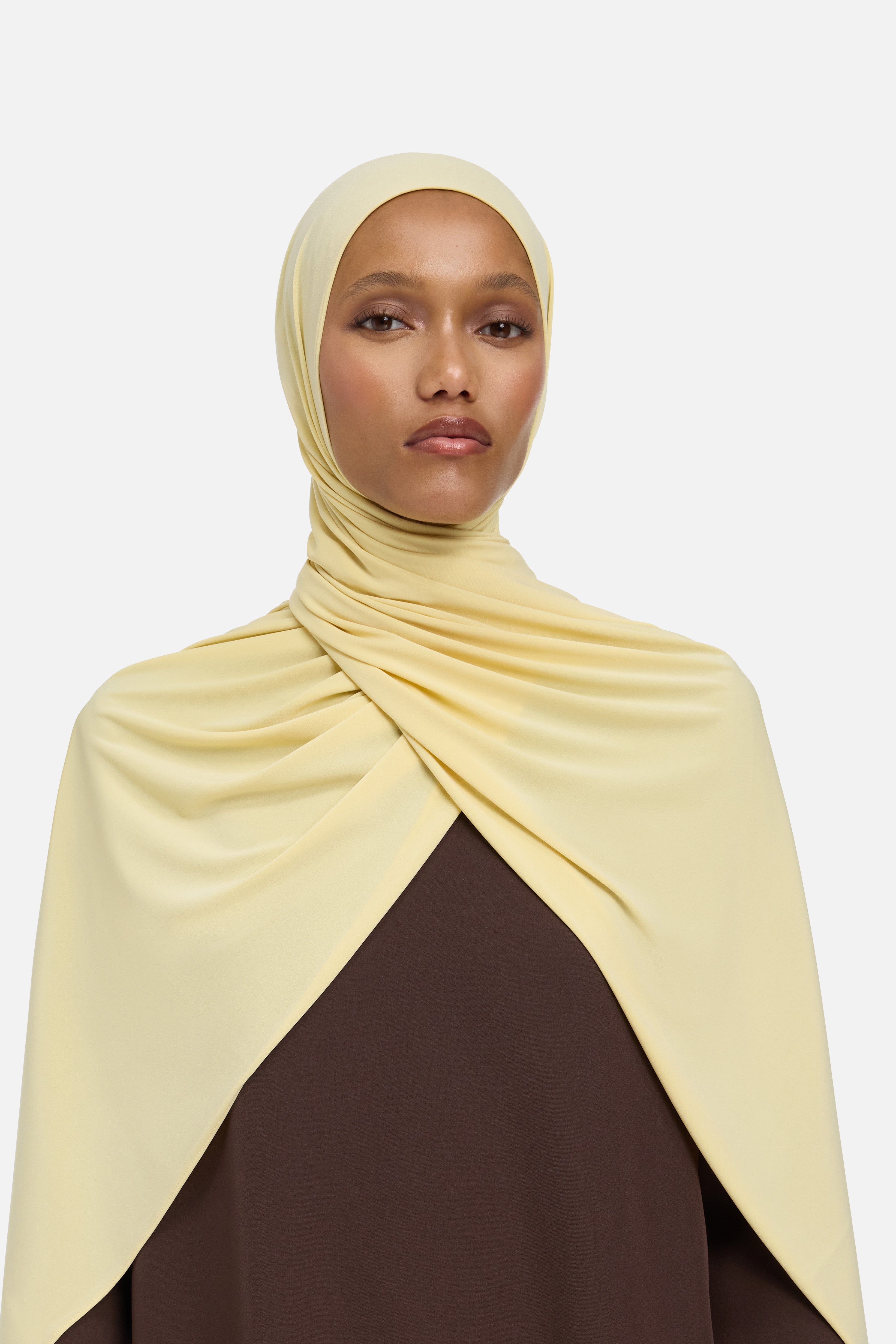 Premium Jersey Scarf | White Honey