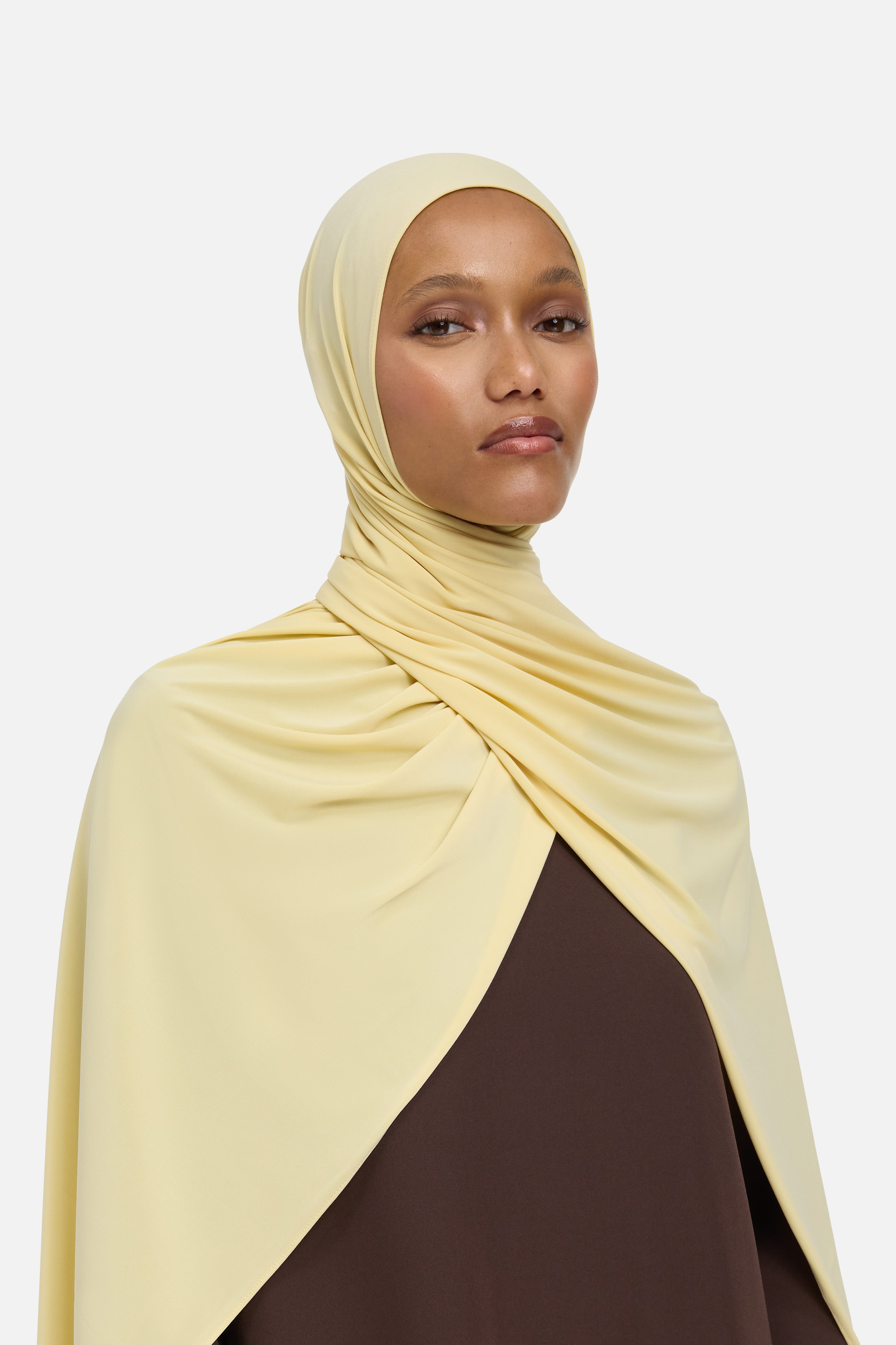 Premium Jersey Scarf | White Honey