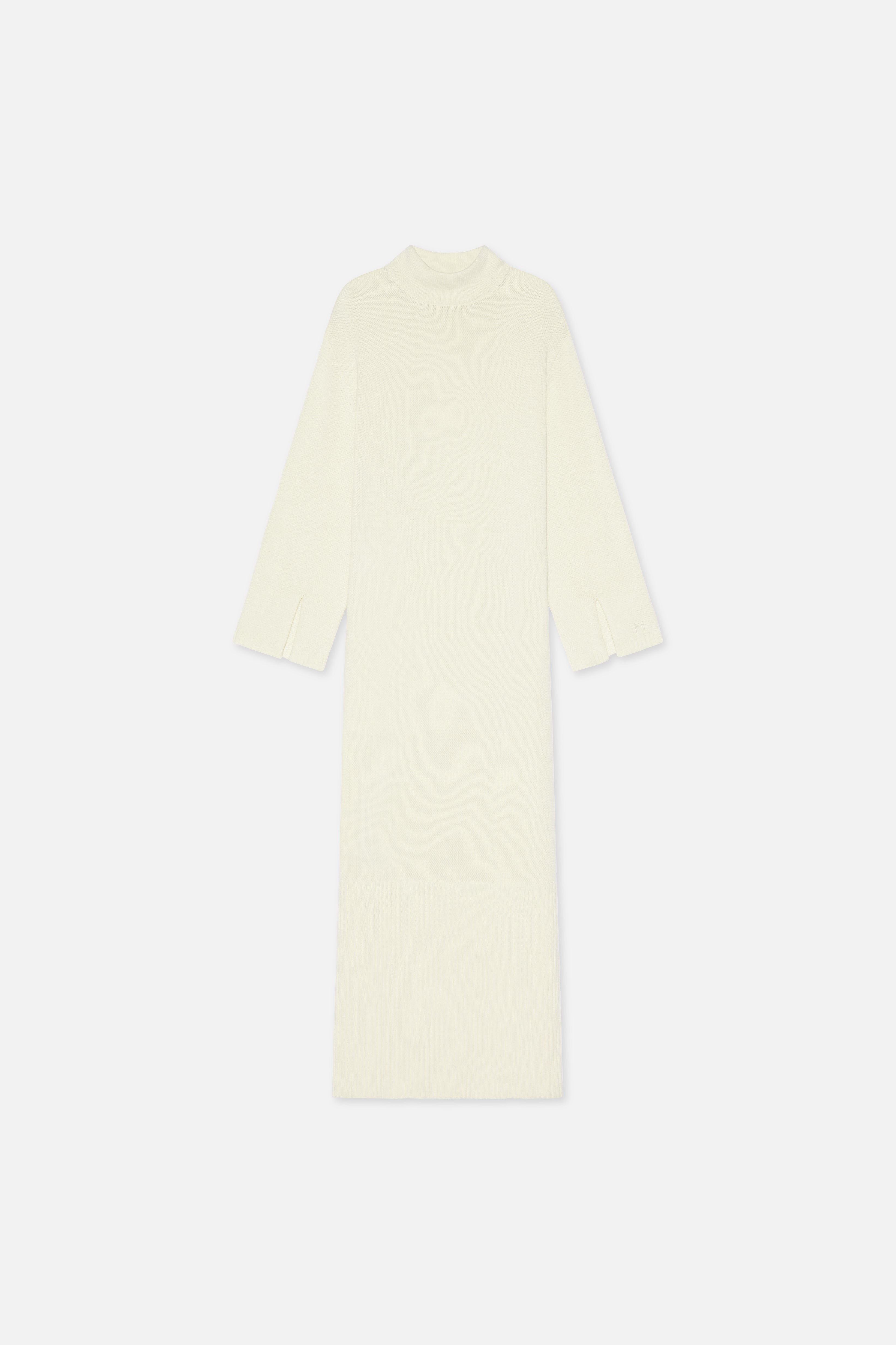 Ribbed Knit Dress | Porcelain