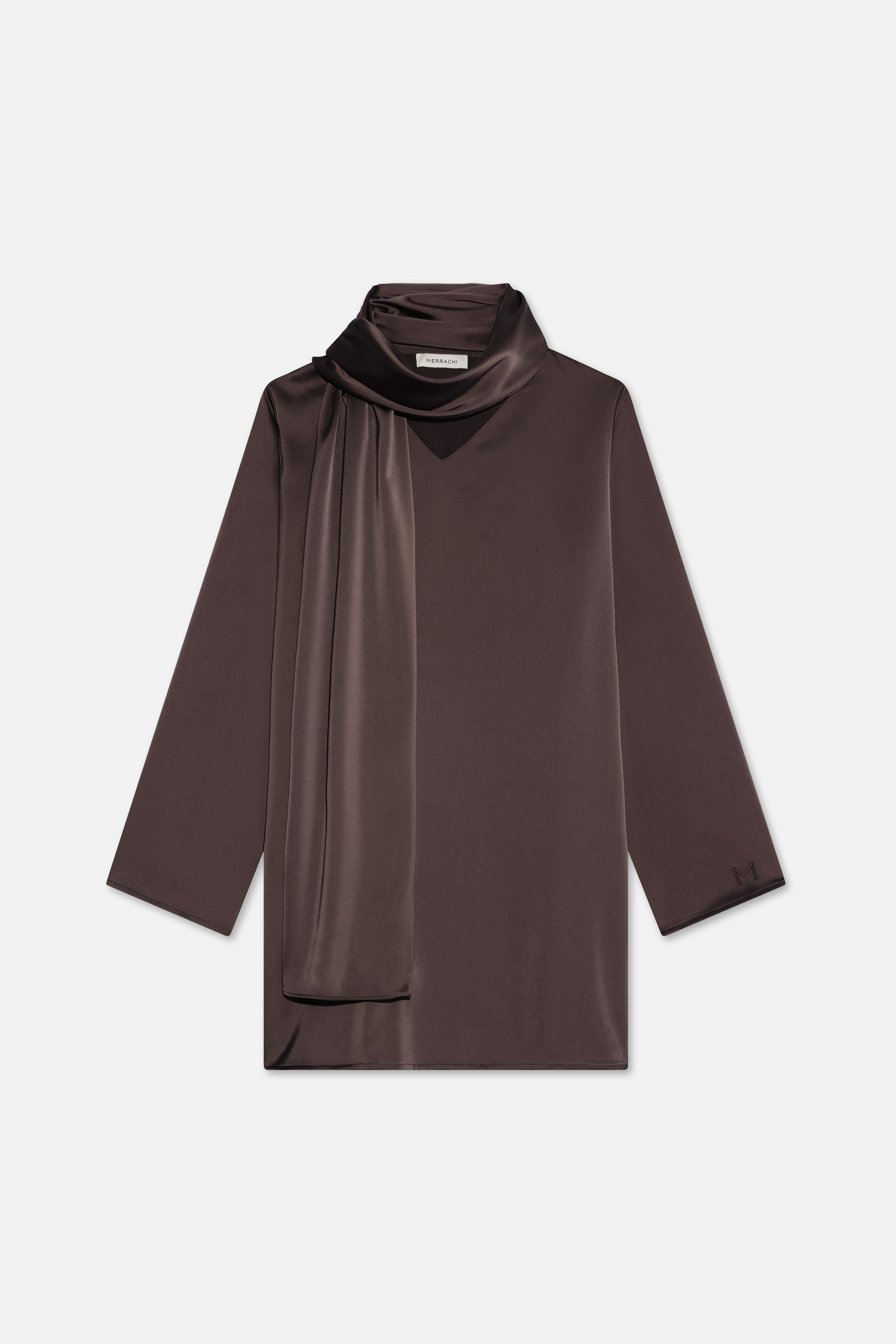 Shawl Shirt | Dark Brown