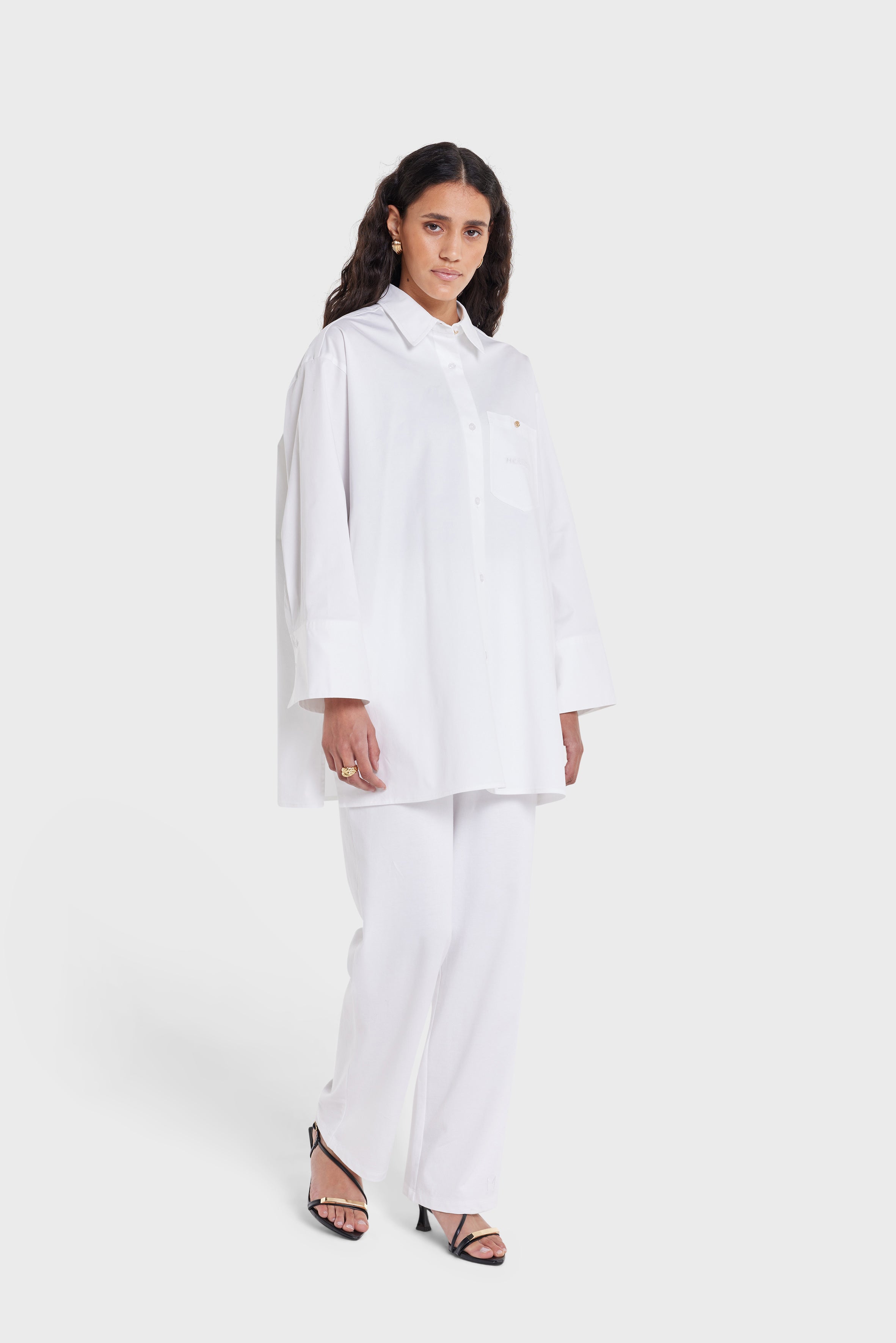 Cotton Pants | White