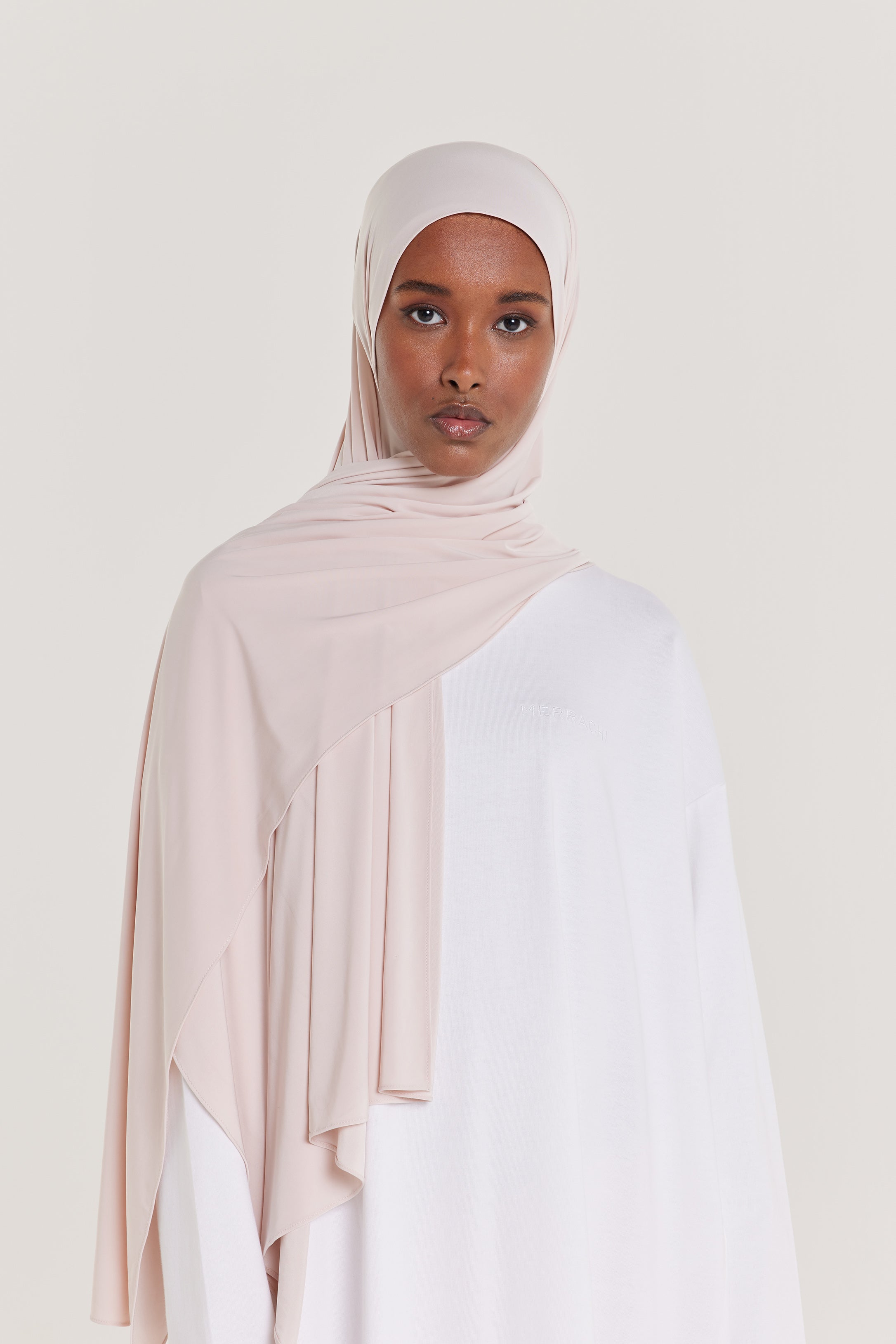 Liquid Jersey Scarf | Rosewater