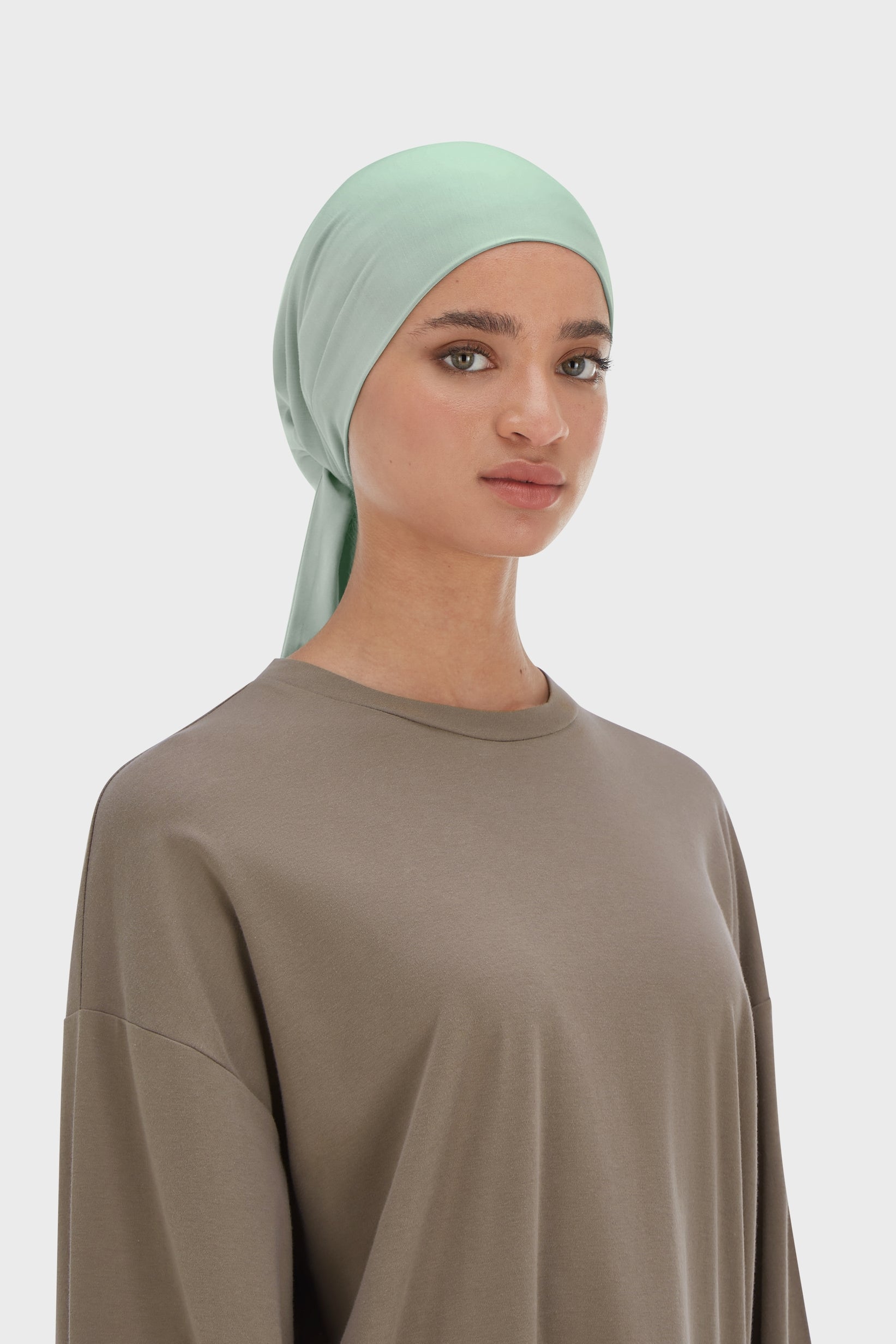 Bamboo Tied Underscarf | Lake