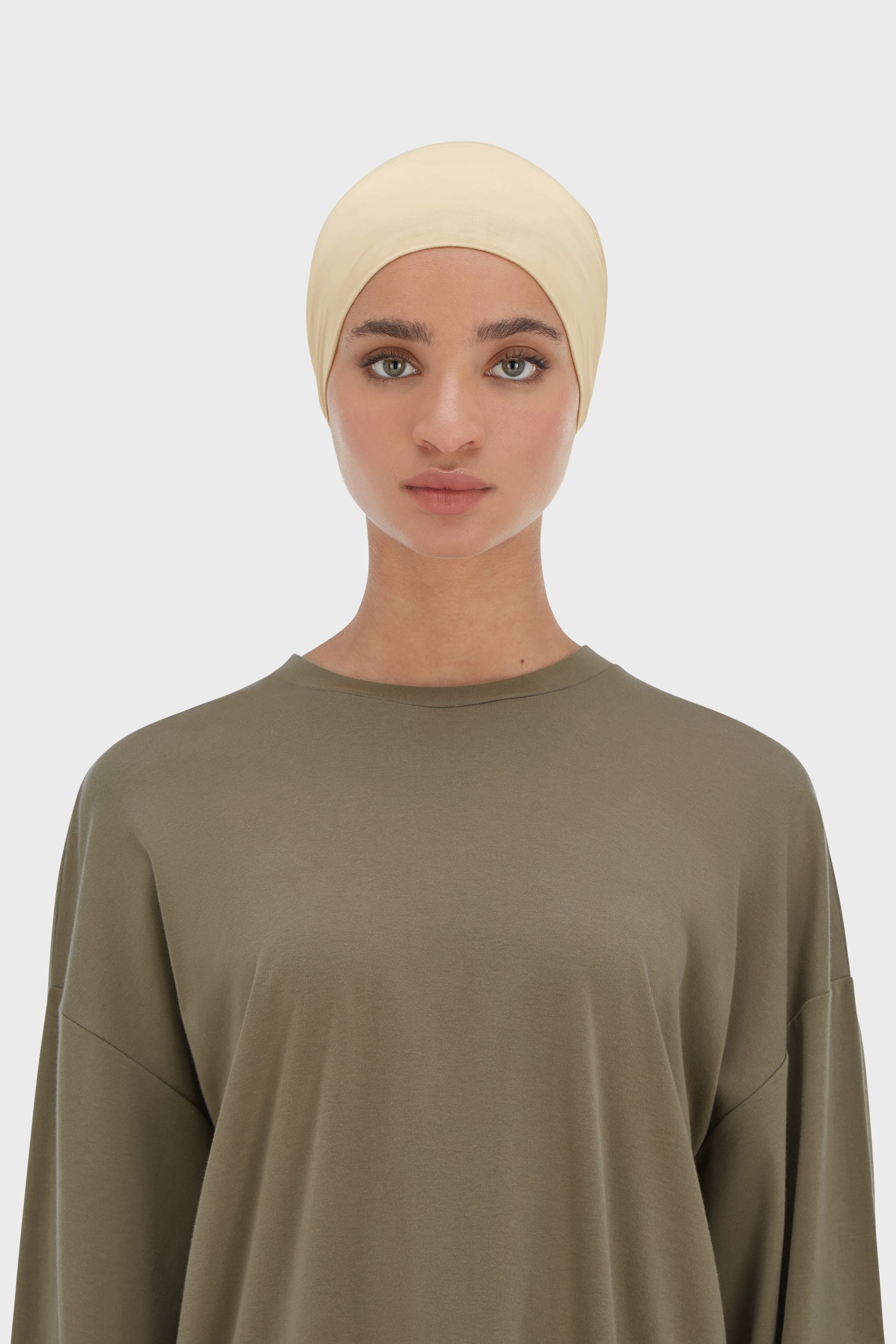 Bamboo Tube Underscarf | Brown Rice