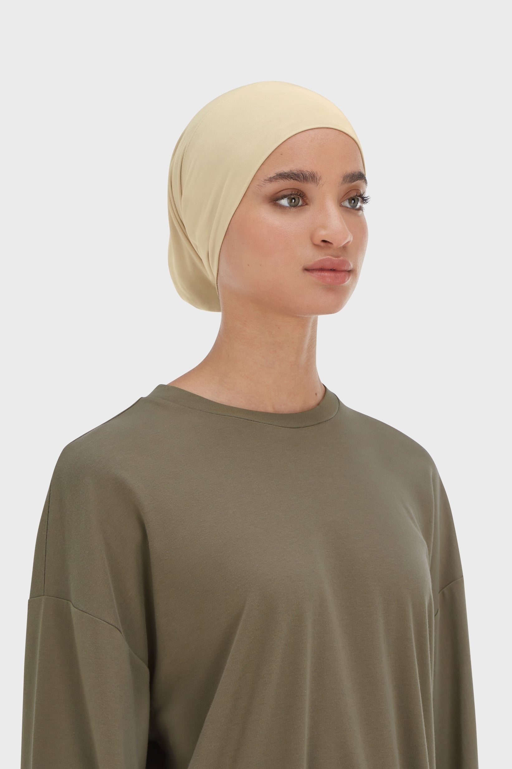 Bamboo Tube Underscarf | Brown Rice