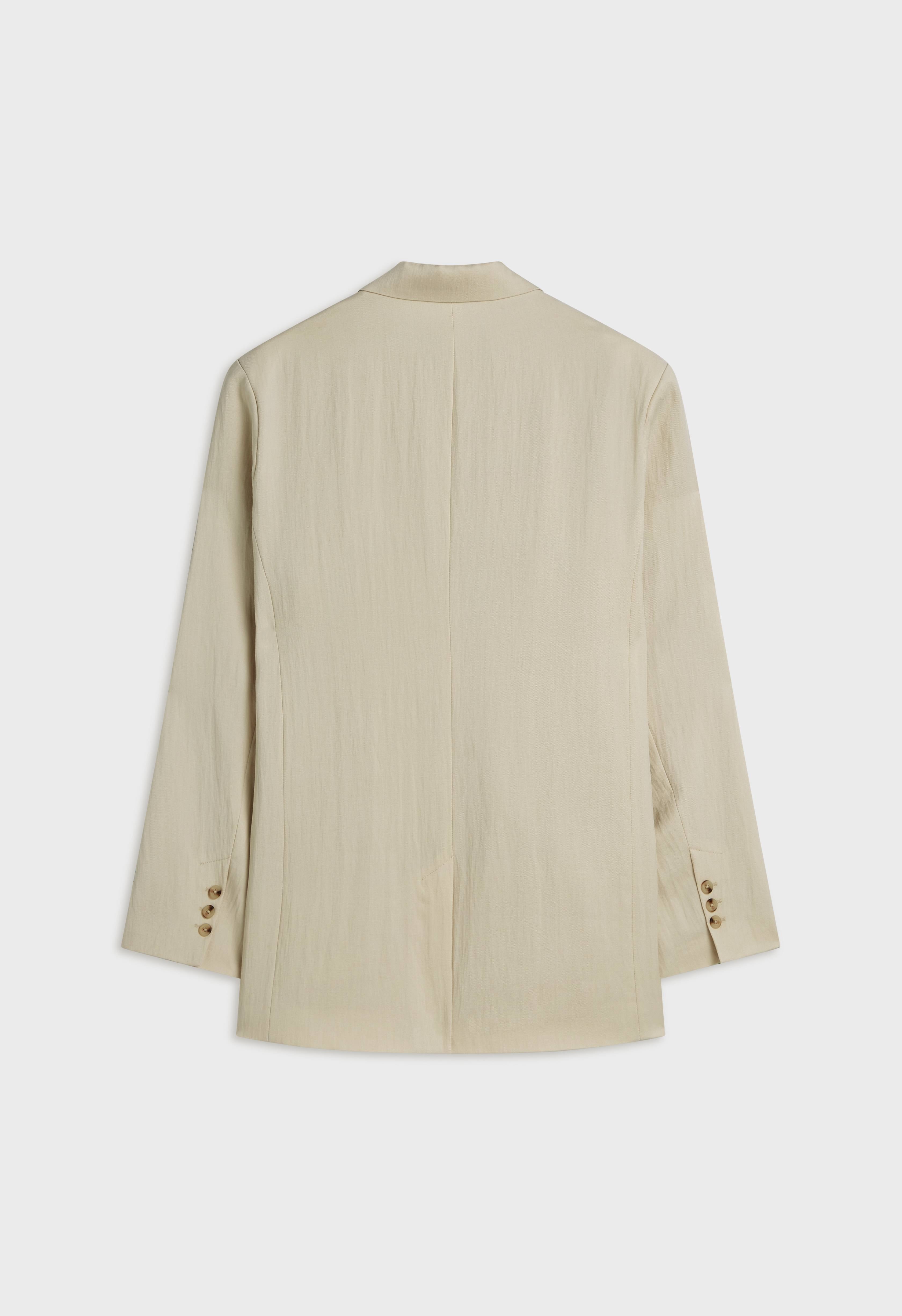 Box Fit Blazer | Sand