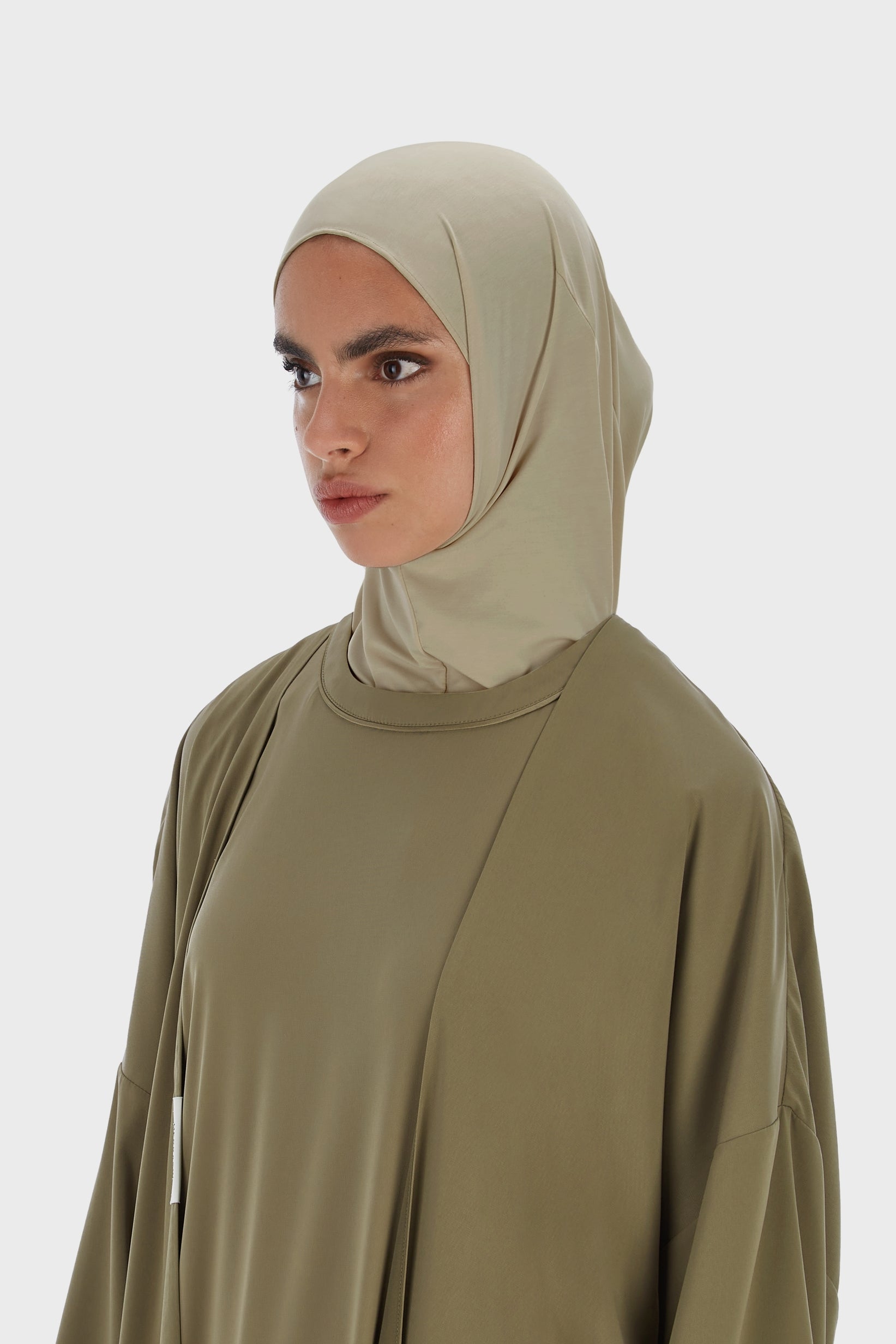 Breathable Hijab | Moss Gray