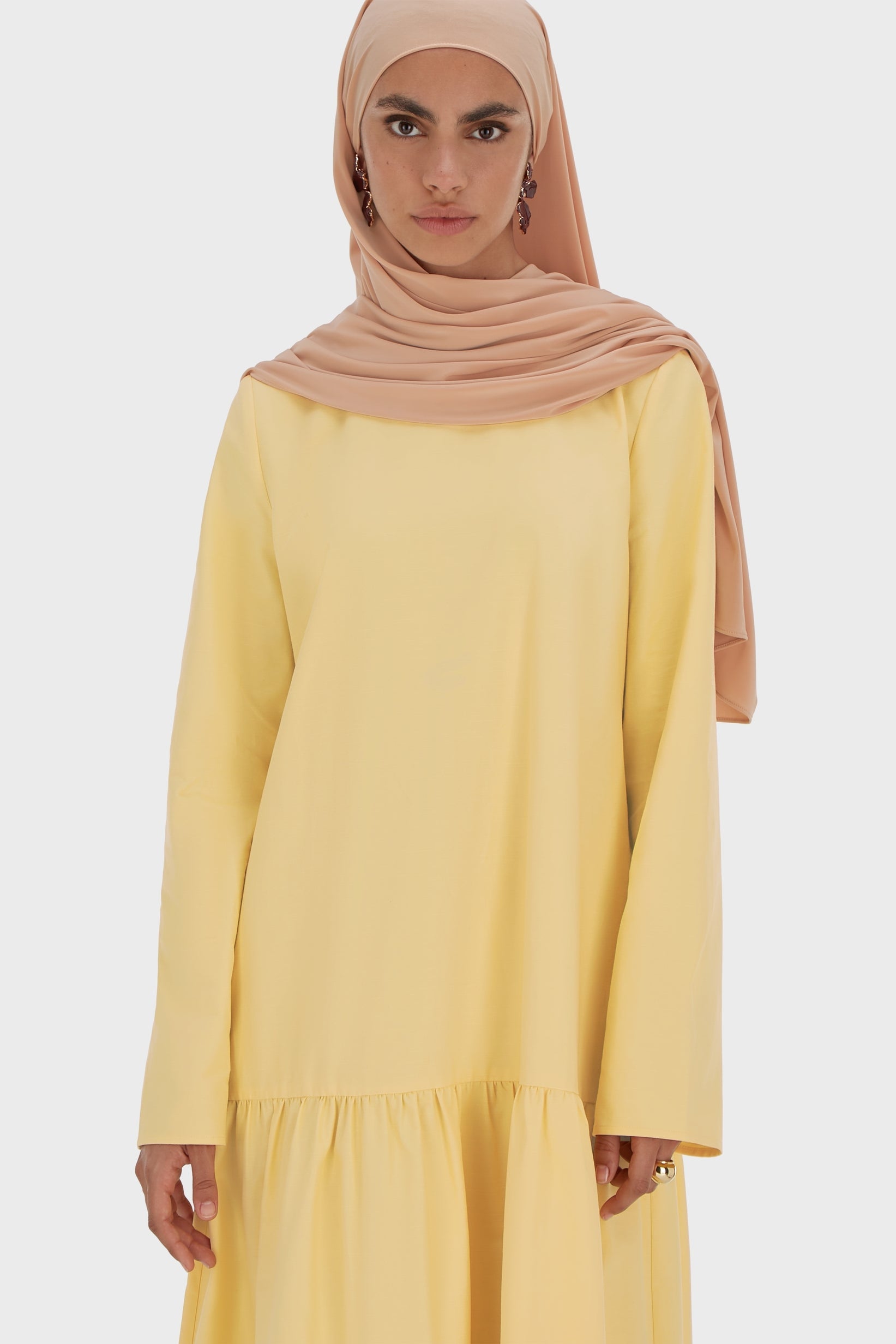 Drop Waist Dress | Sunset Yellow