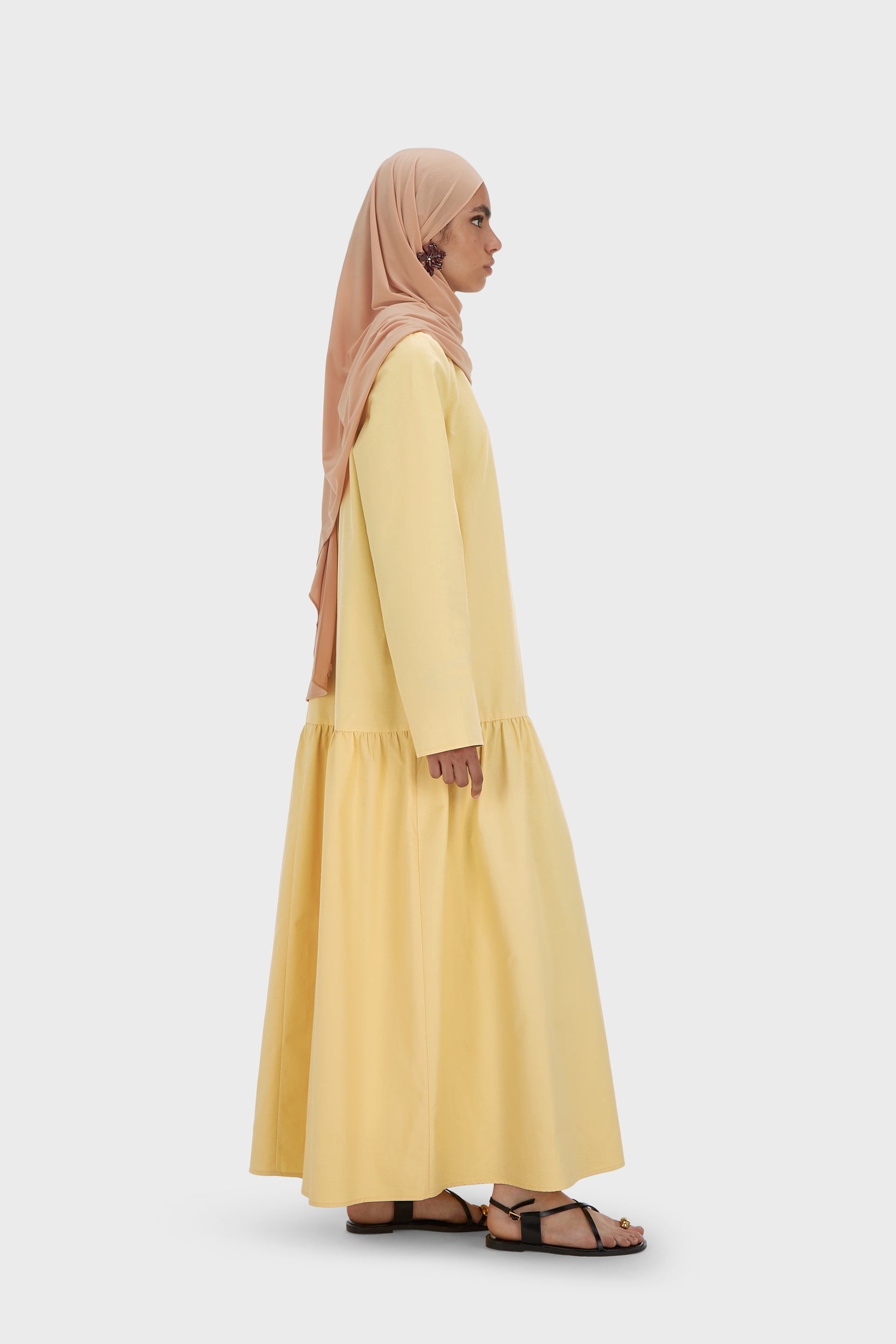 Drop Waist Dress | Sunset Yellow