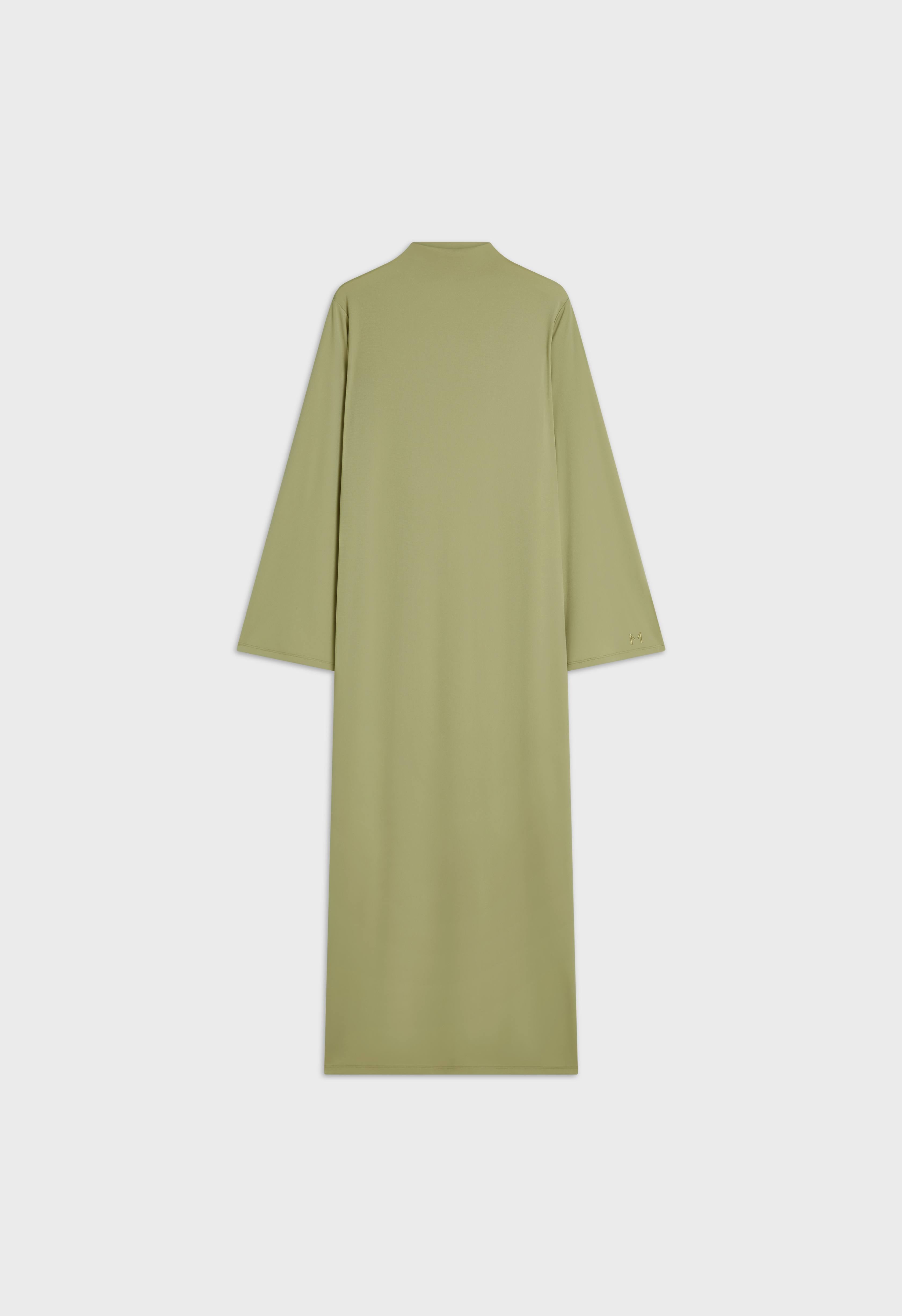 Essential Jersey Dress Regular | Moss Gray