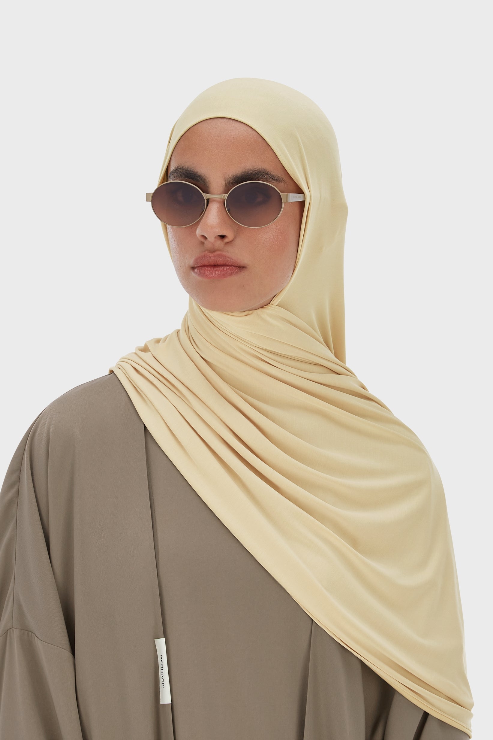 Oval Framed Sunglasses | Desert Brown