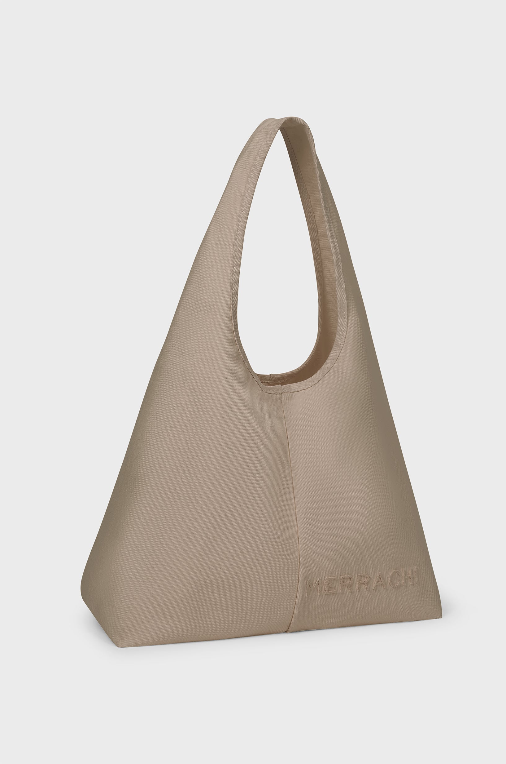 Oval Tote Bag | Taupe