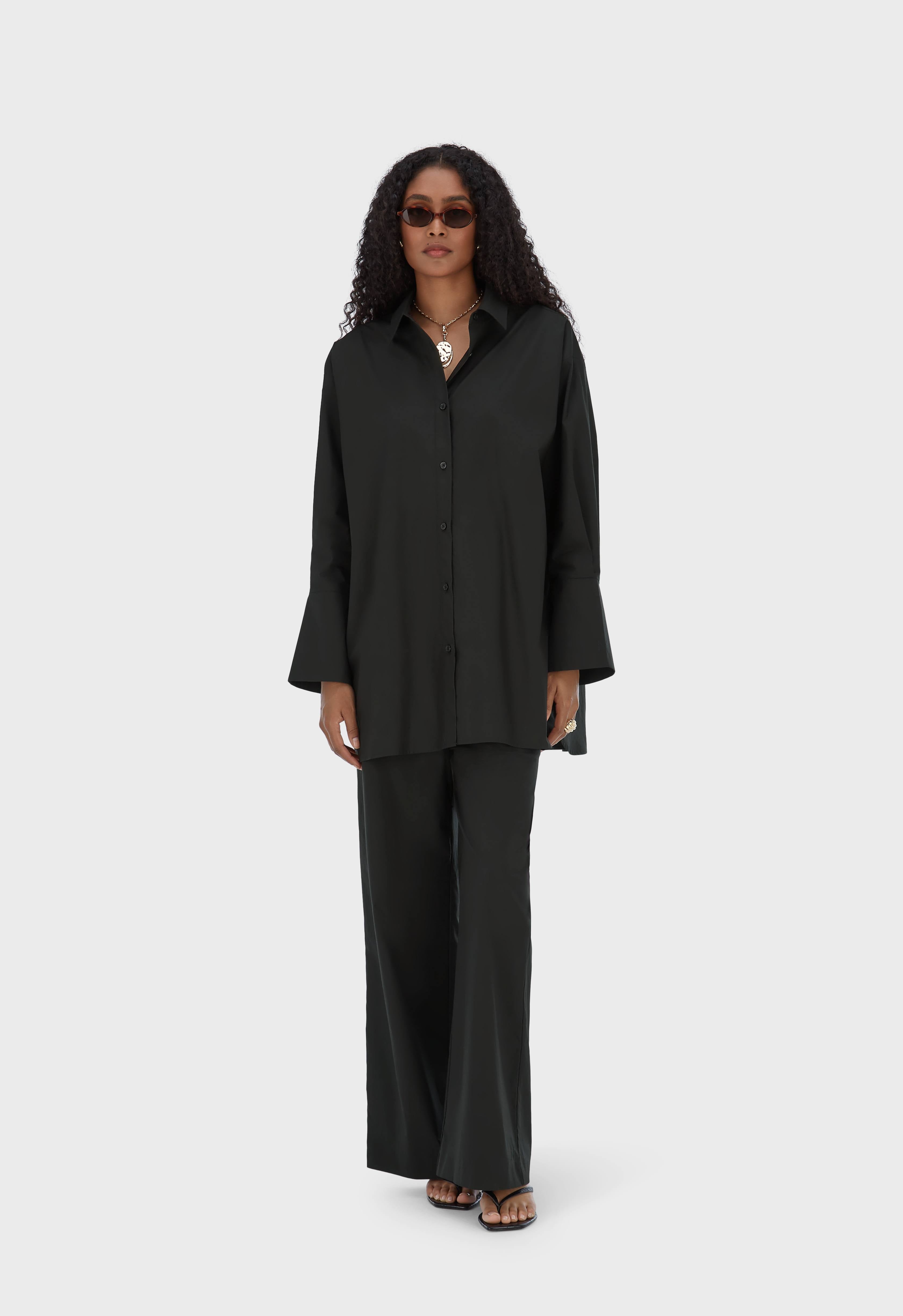 Poplin Shirt | Black