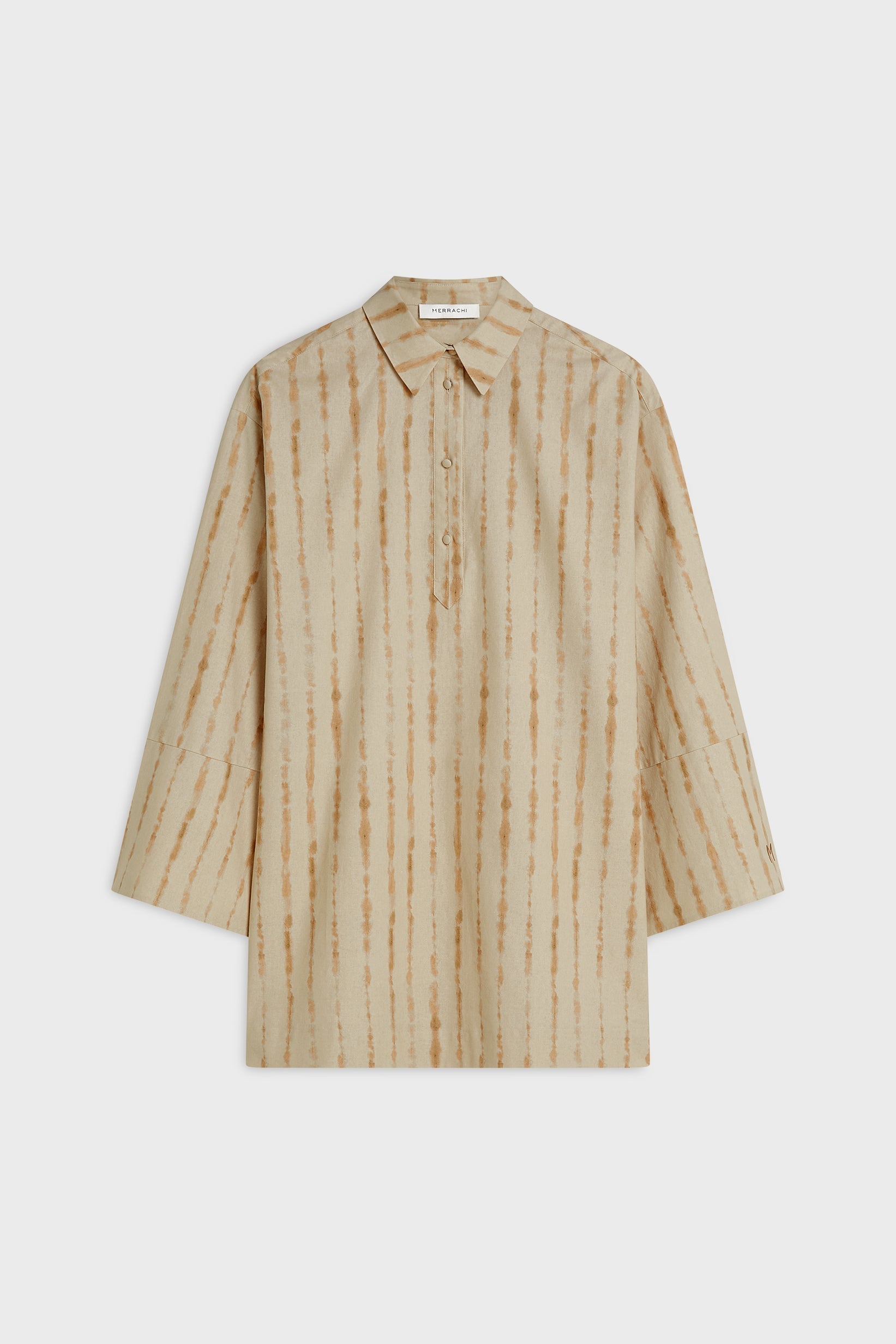 Shibori Top | Beige Rose